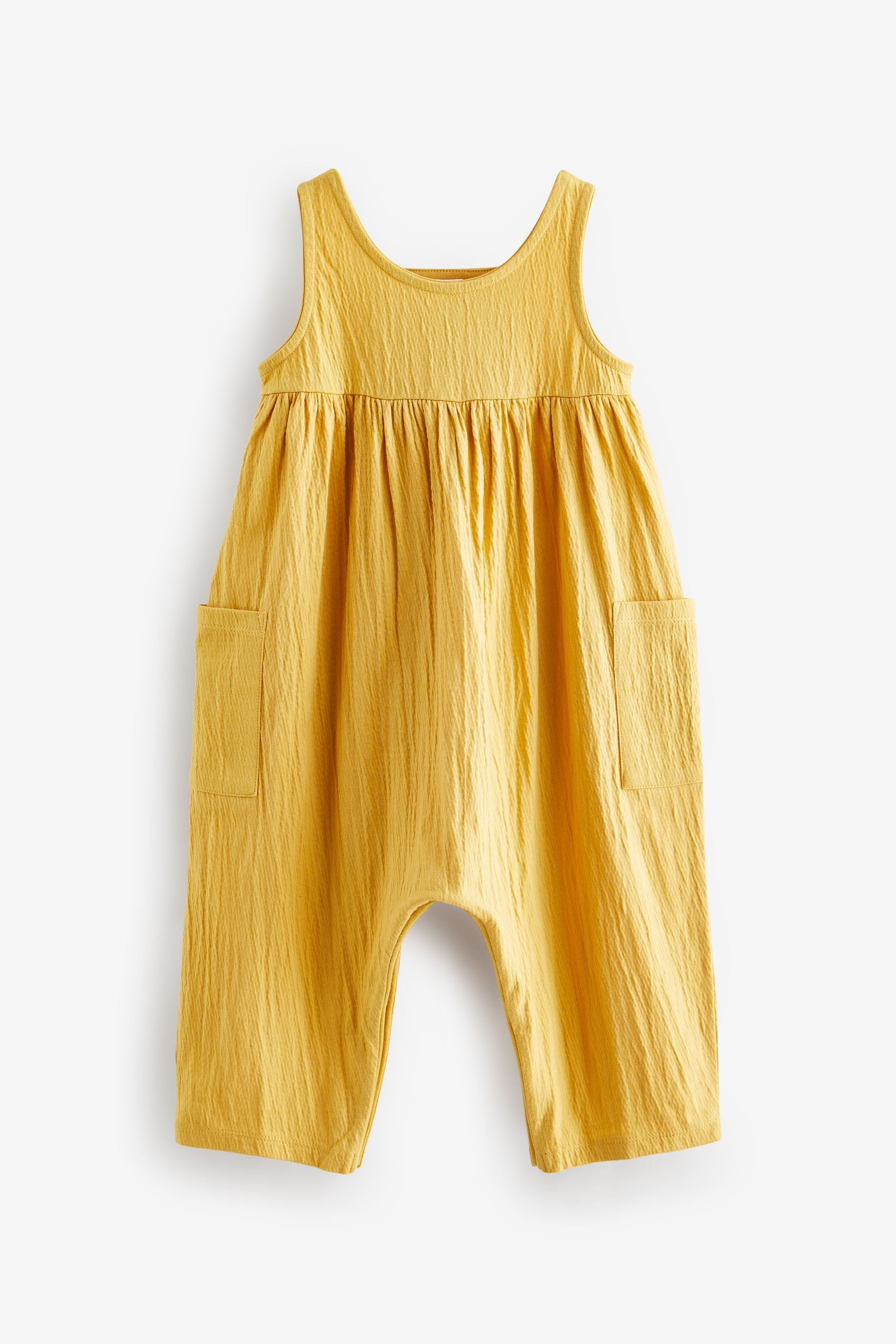 Yellow Sleeveless Jumpsuit (3mths-7yrs)