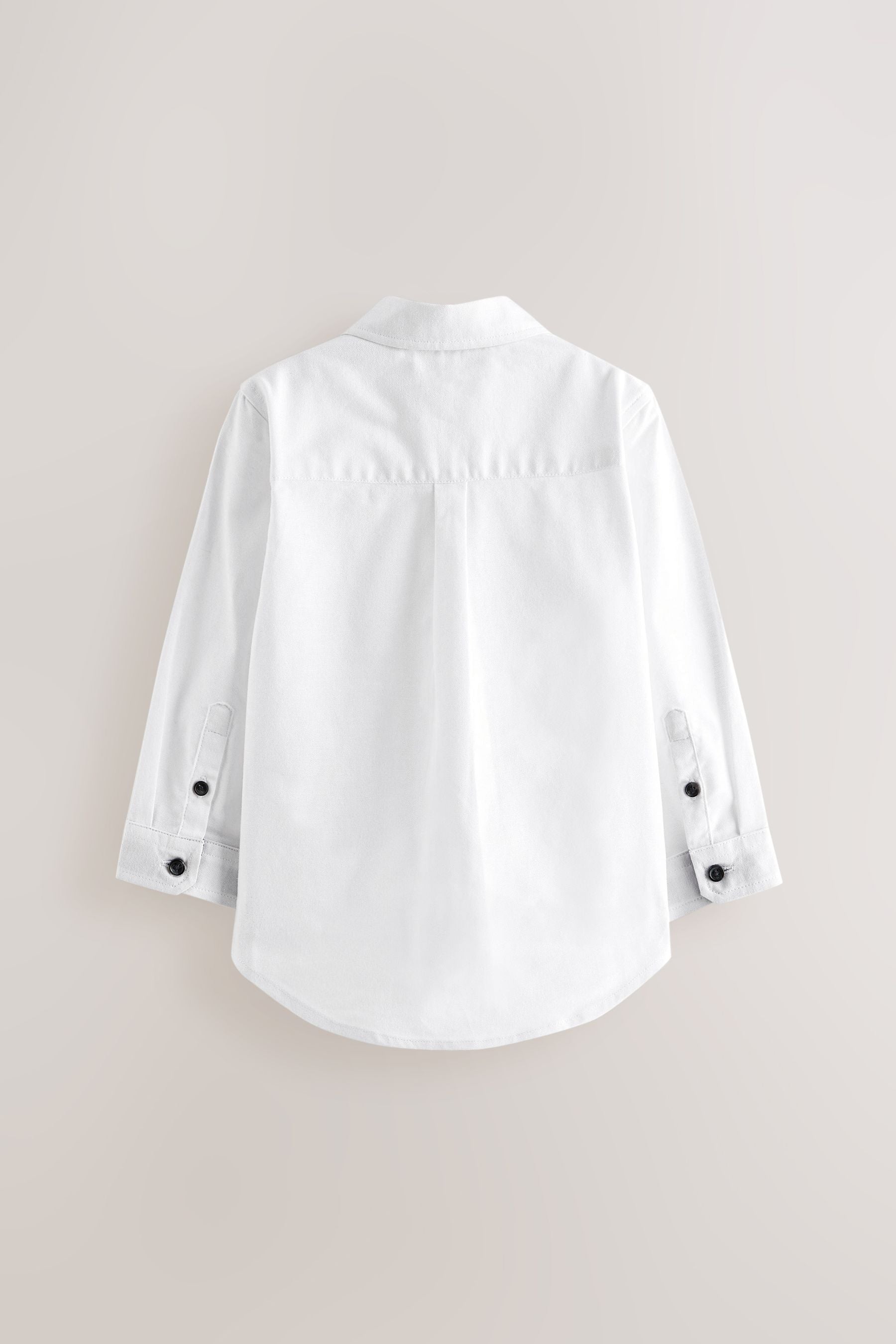 White Long Sleeve Oxford Shirt (3mths-7yrs)