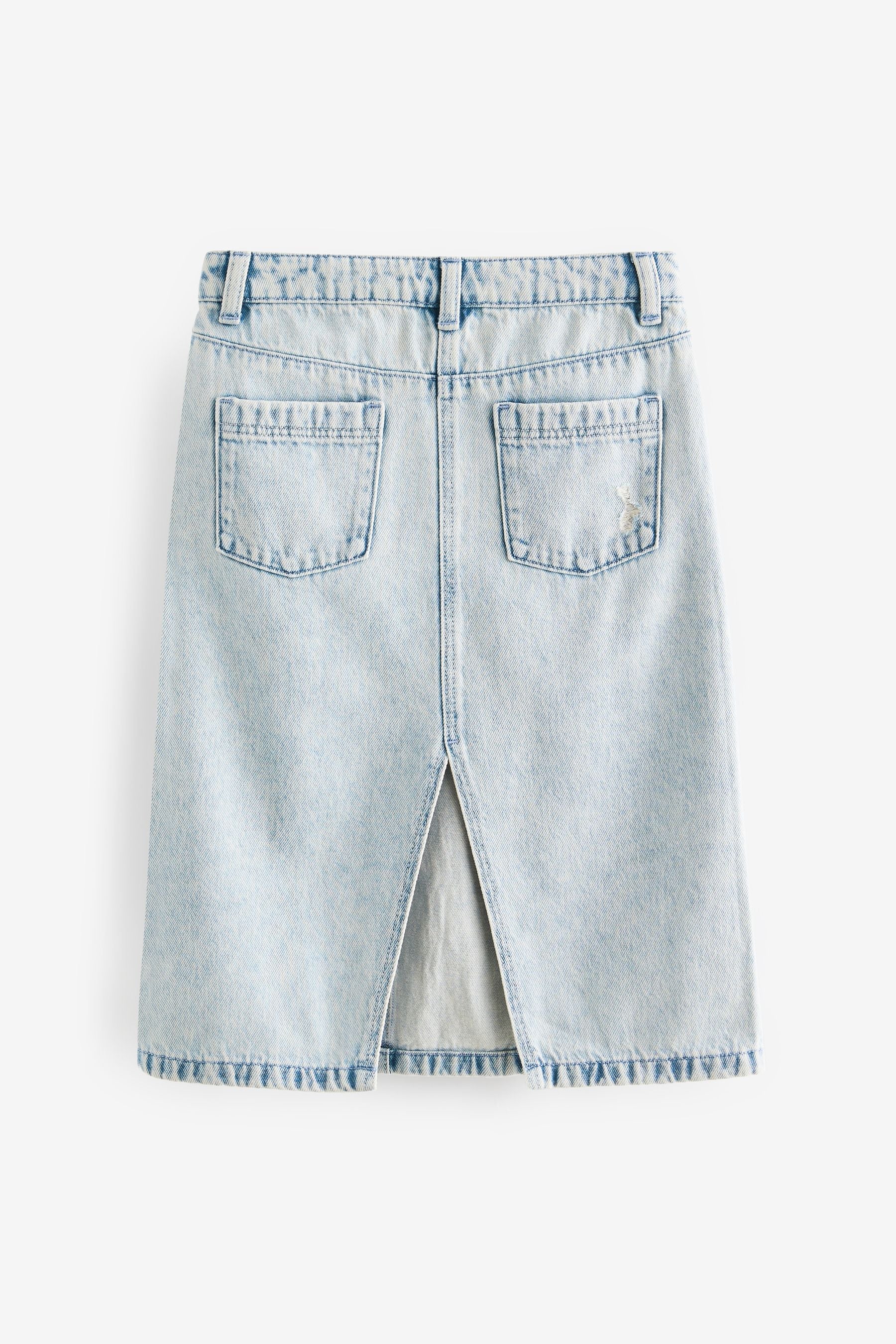 Mid Blue Denim Midi Skirt (3-16yrs)