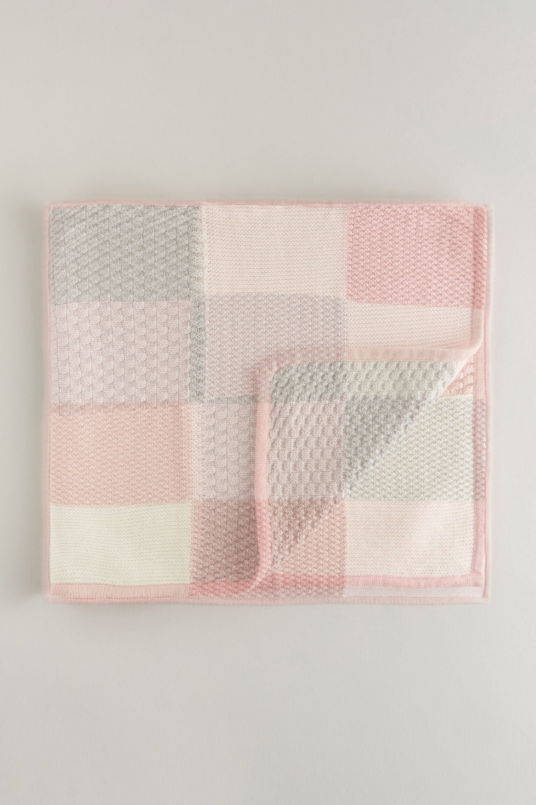 Pink Patchwork 100% Cotton Baby Blanket