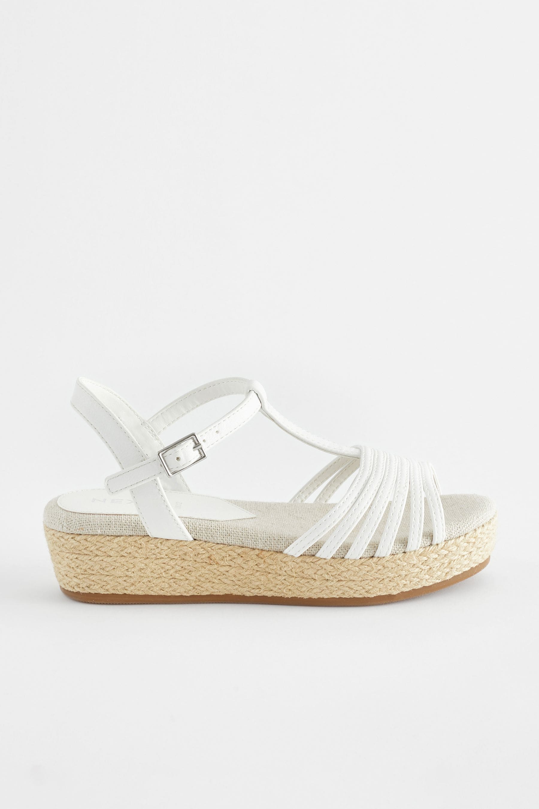 White Wedge Sandals