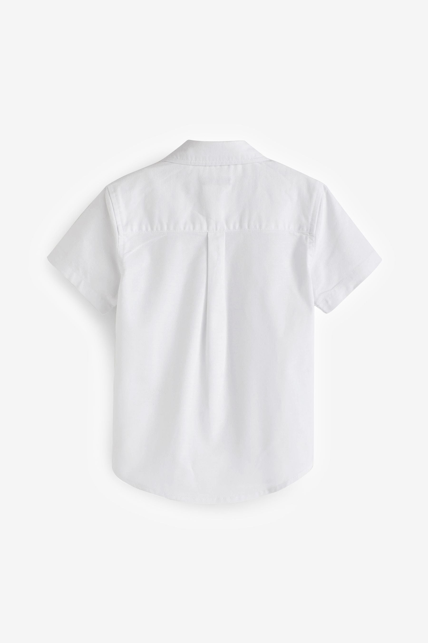 White Short Sleeve Oxford Shirt (3mths-7yrs)