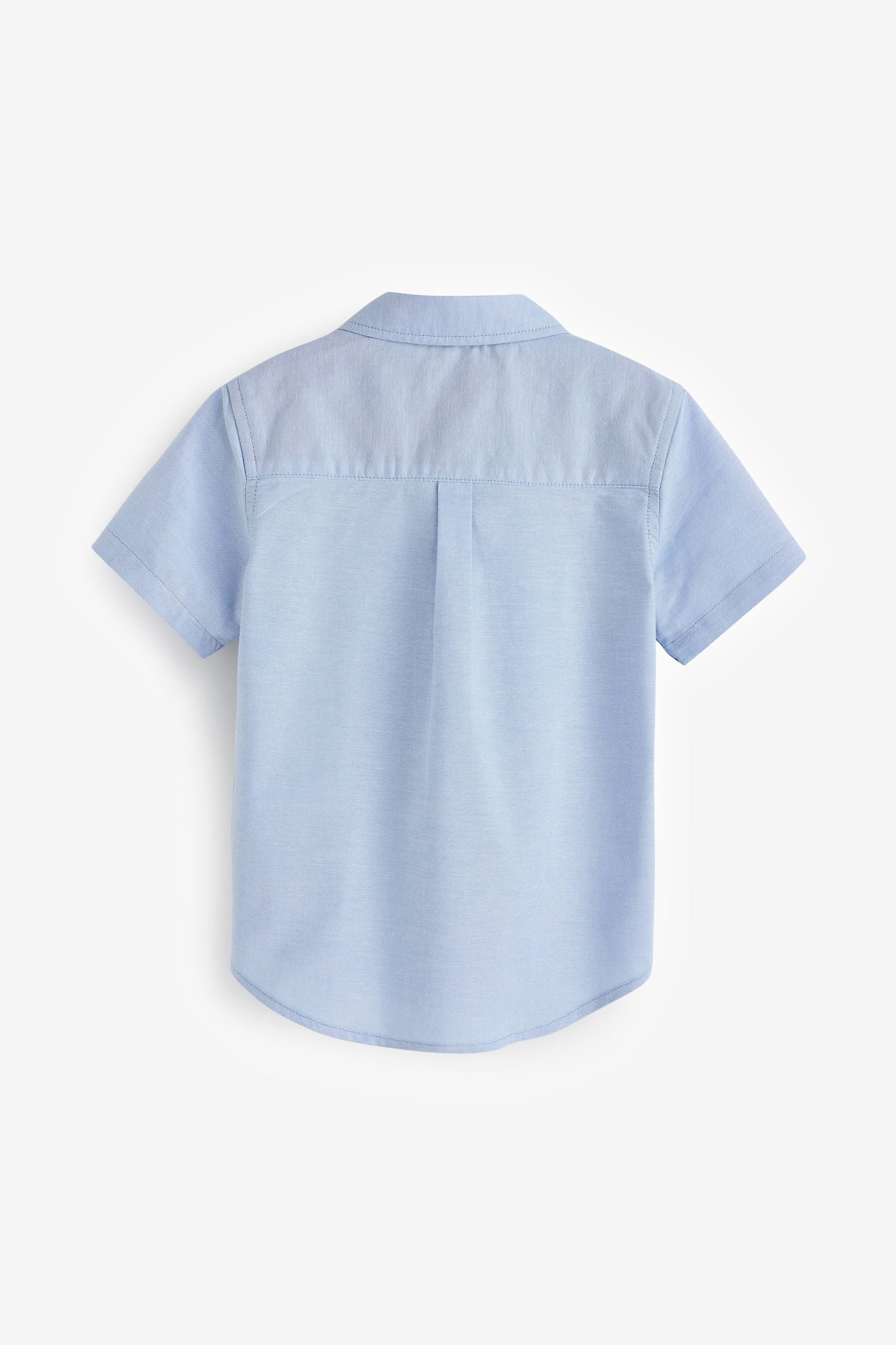 Blue Short Sleeve Oxford Shirt (3mths-7yrs)