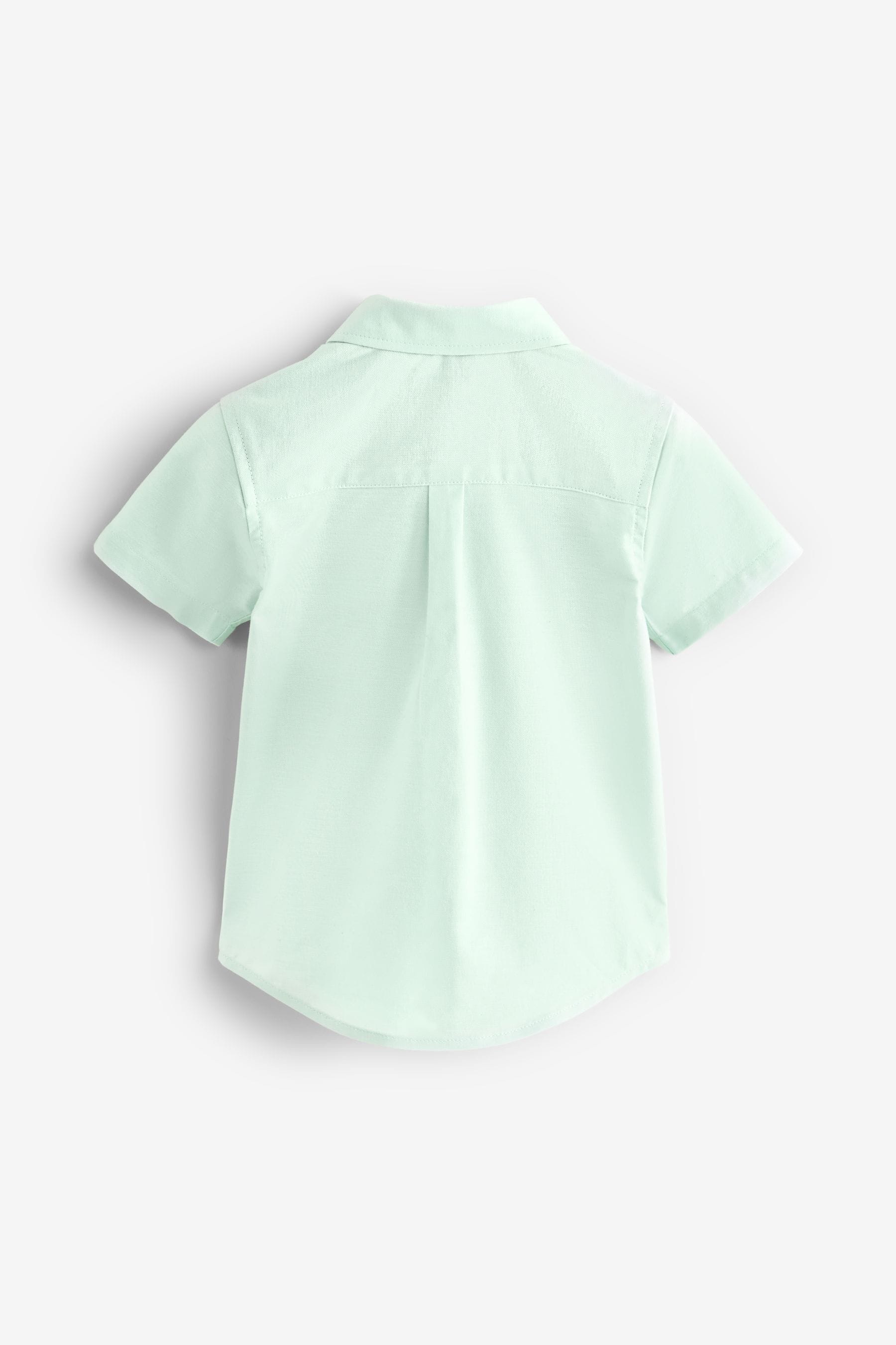 Mint Green Short Sleeve Oxford Shirt (3mths-7yrs)