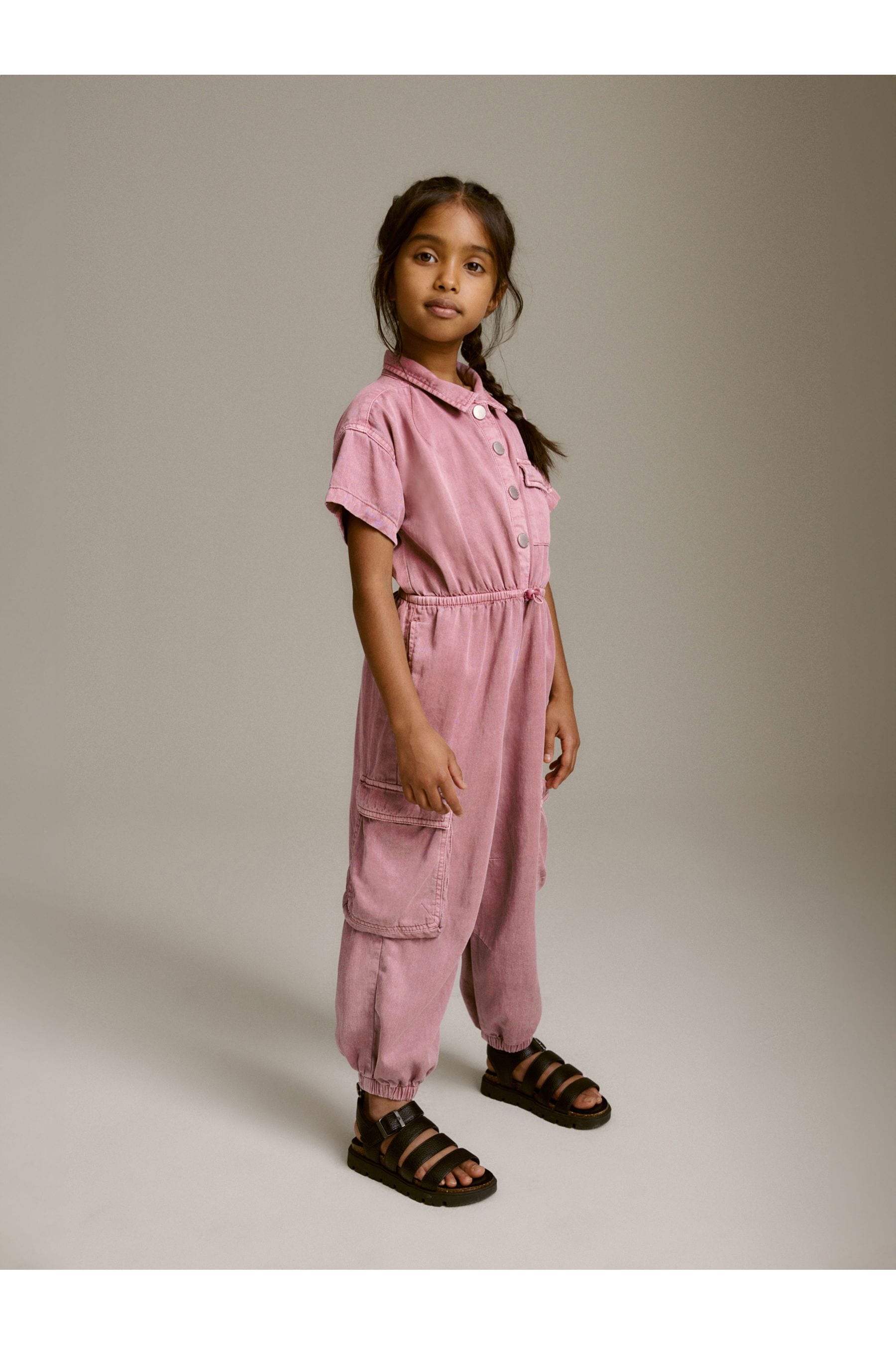 Pink Boilersuit (3-16yrs)