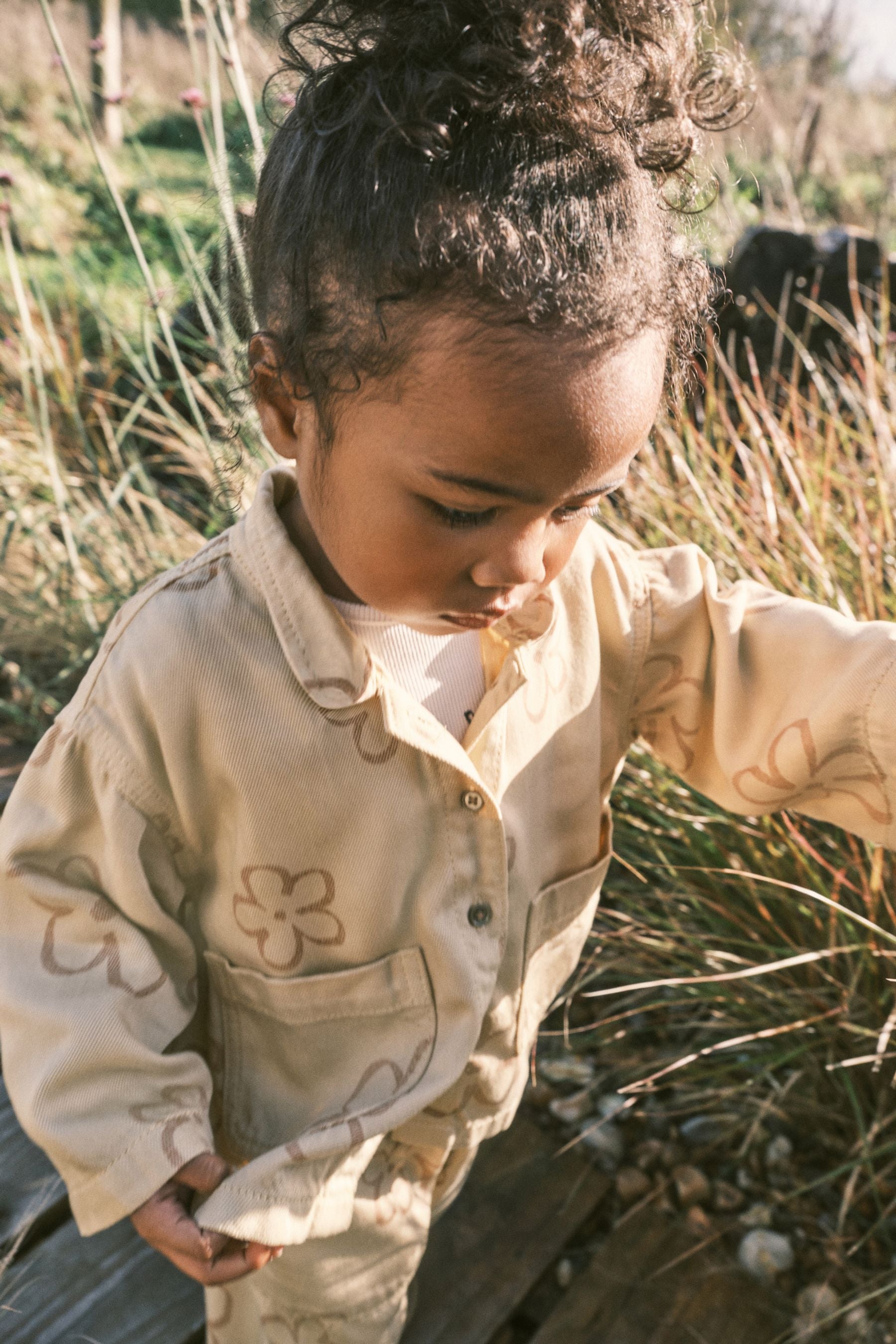 Stone Natural Shirt And Trousers Set (3mths-7yrs)