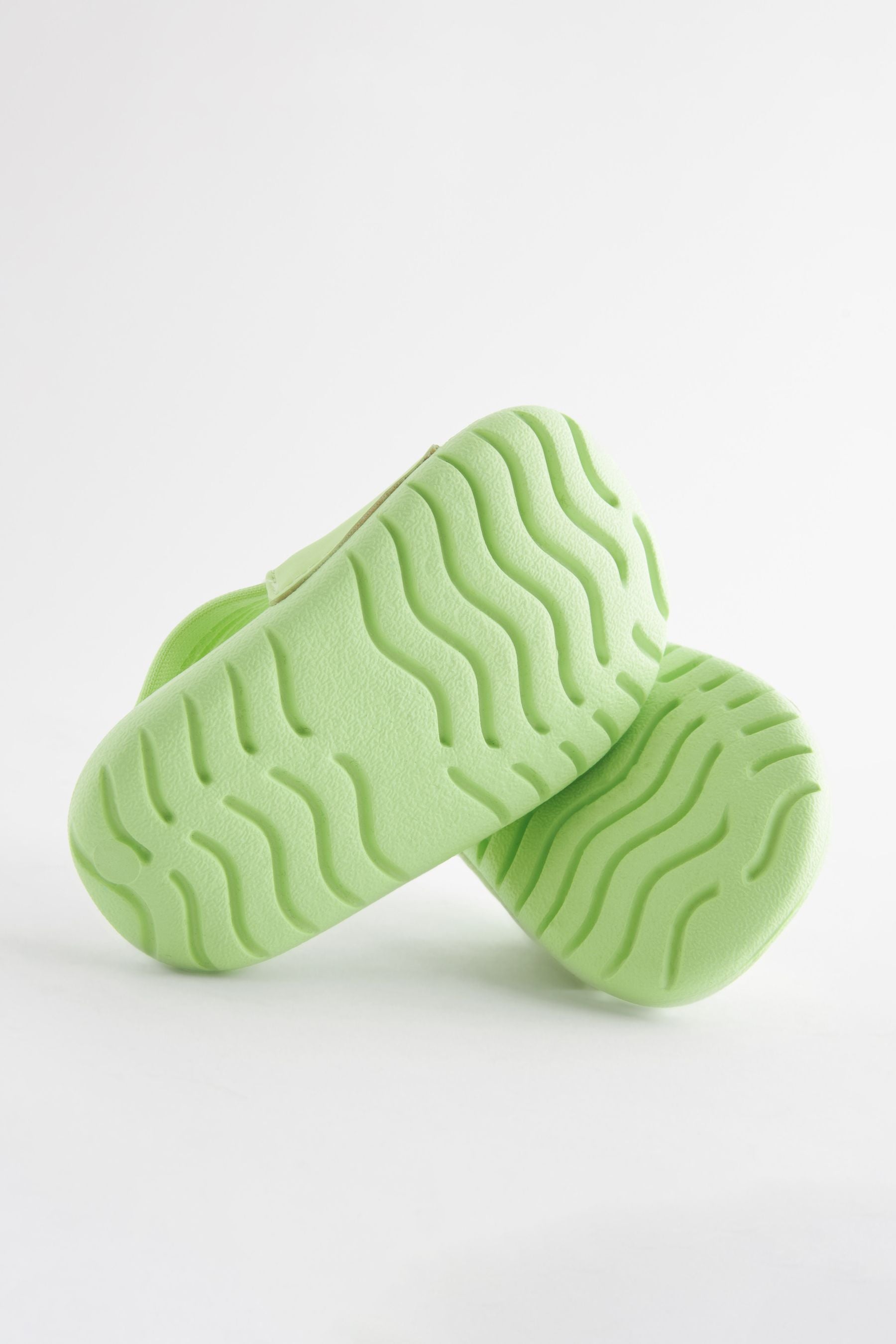 Fluro Green Baby Slider Sandals (0-24mths)