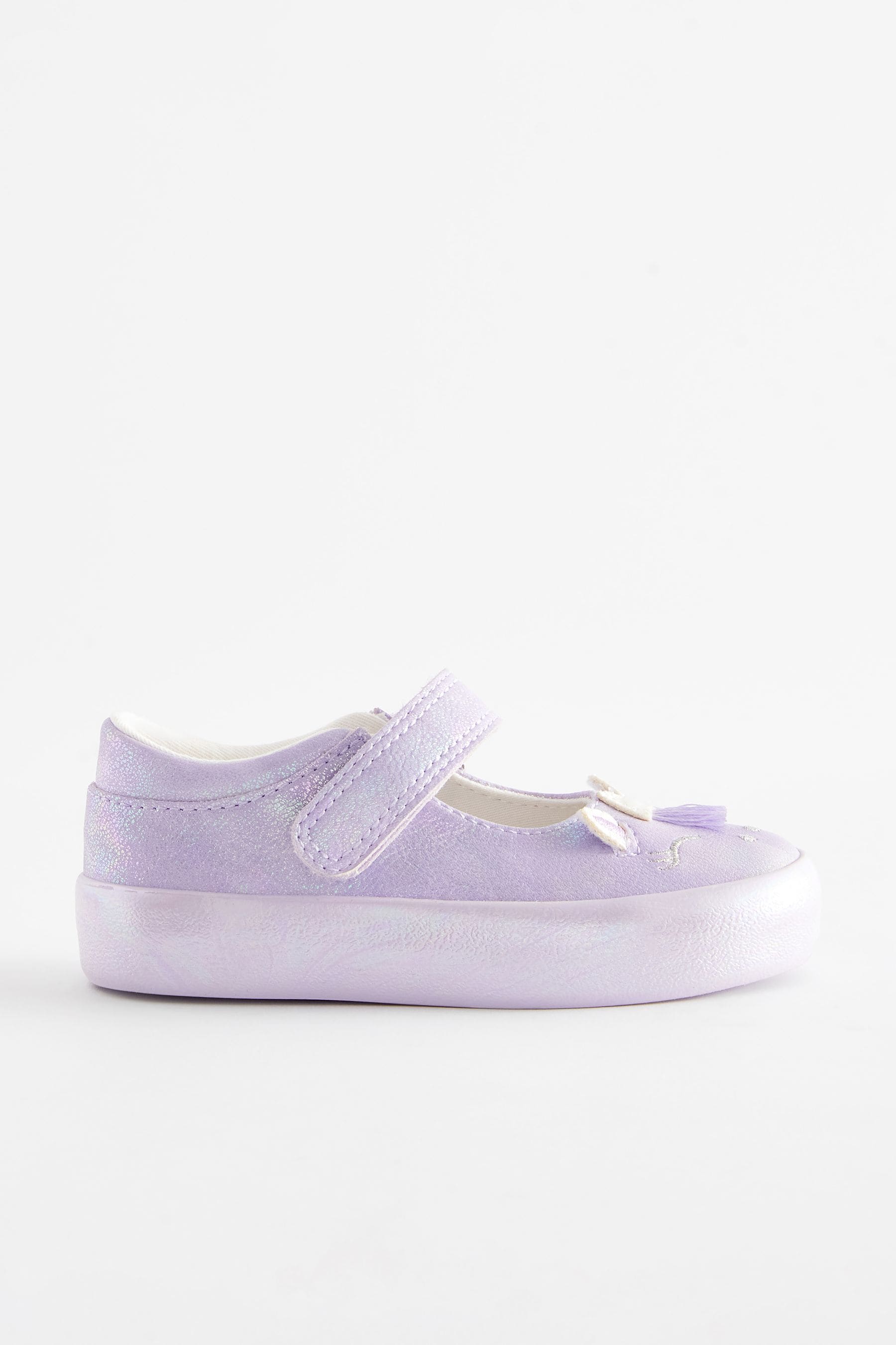 Purple Unicorn Mary Jane Shoes