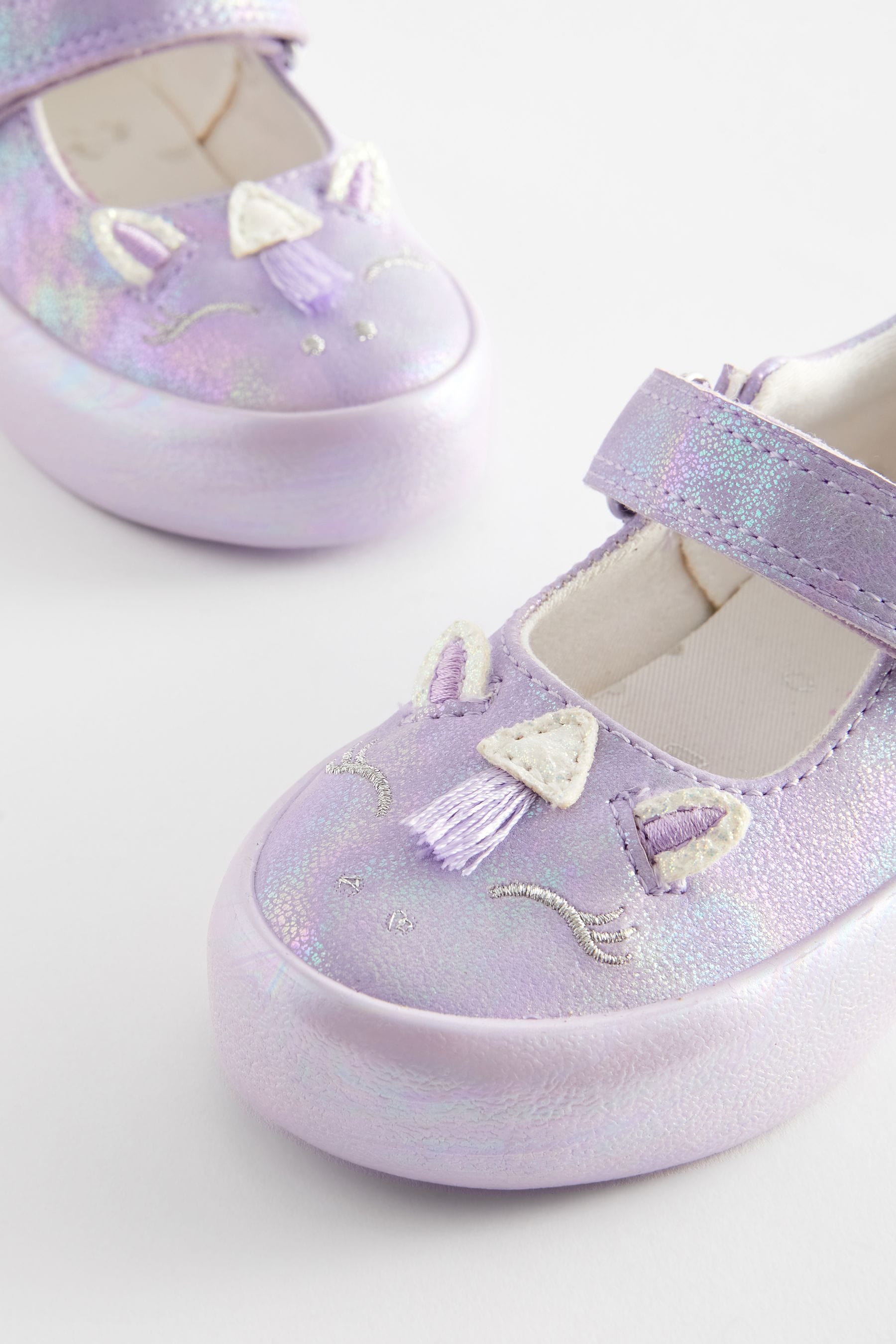 Purple Unicorn Mary Jane Shoes