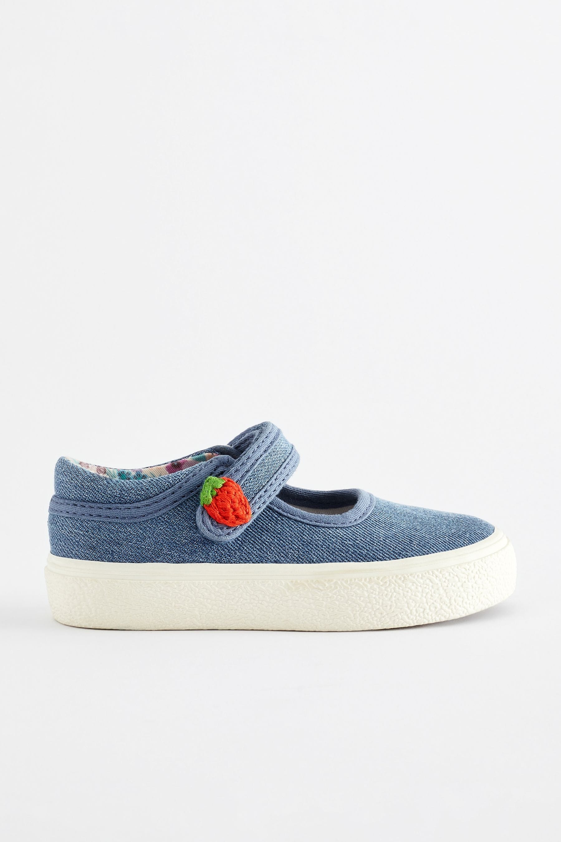 Blue Denim Mary Jane Shoes