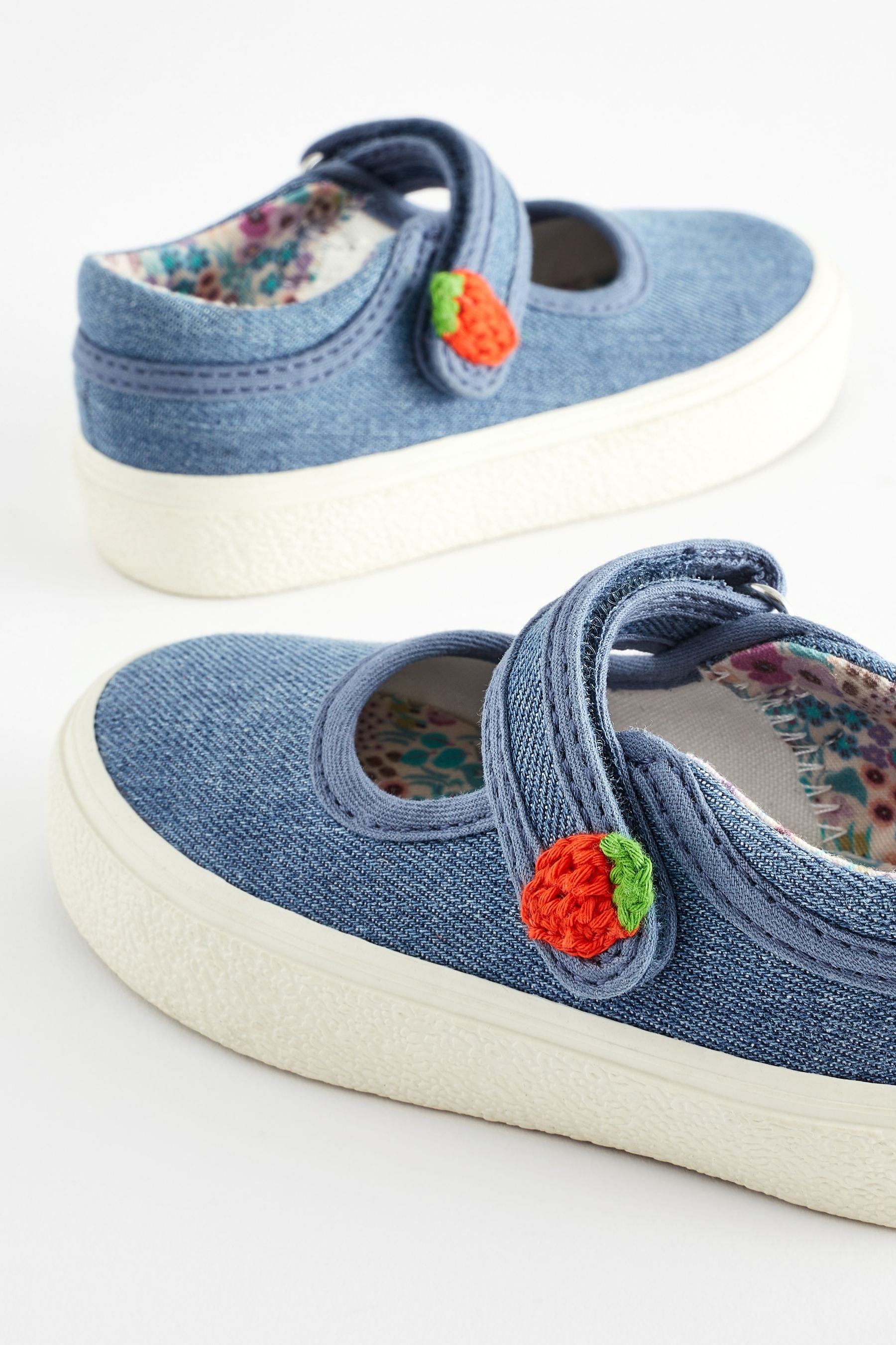 Blue Denim Mary Jane Shoes