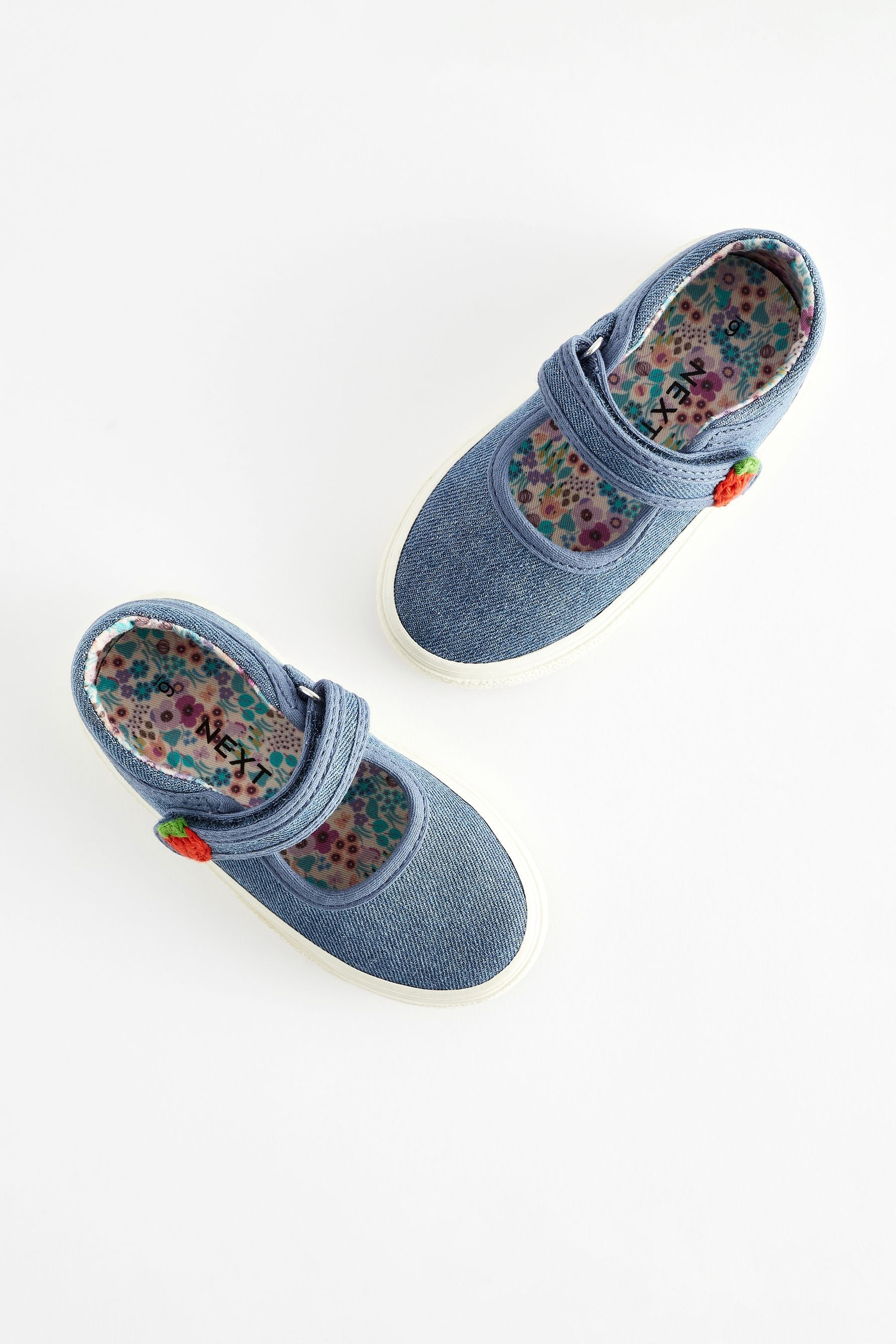 Blue Denim Mary Jane Shoes