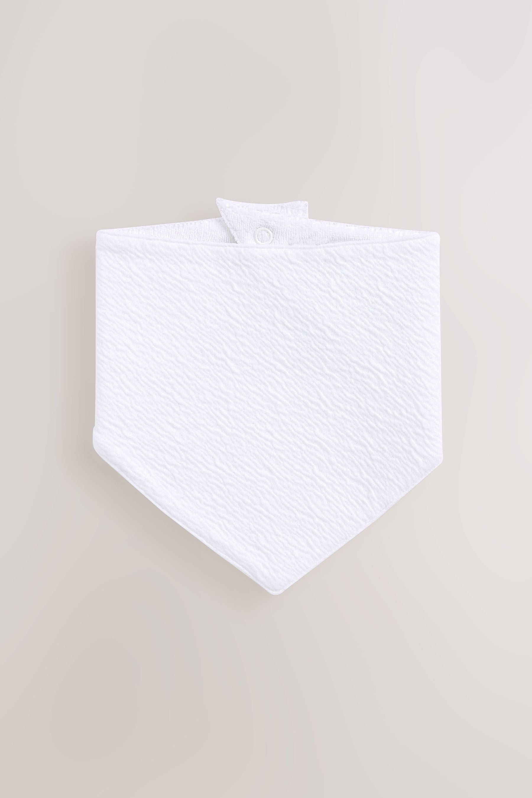 White/Neutral Baby Dribble Bibs 3 Pack