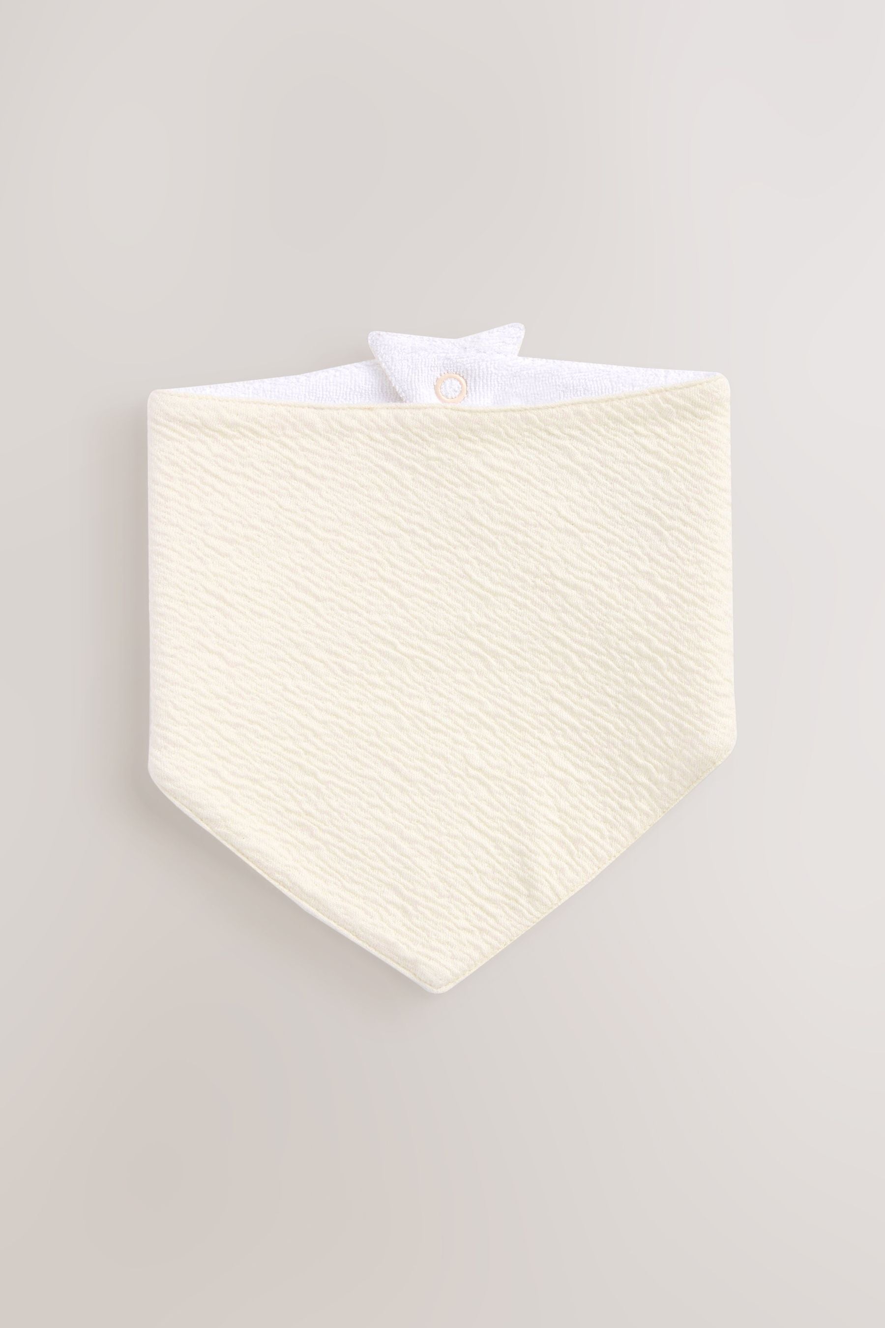 White/Neutral Baby Dribble Bibs 3 Pack