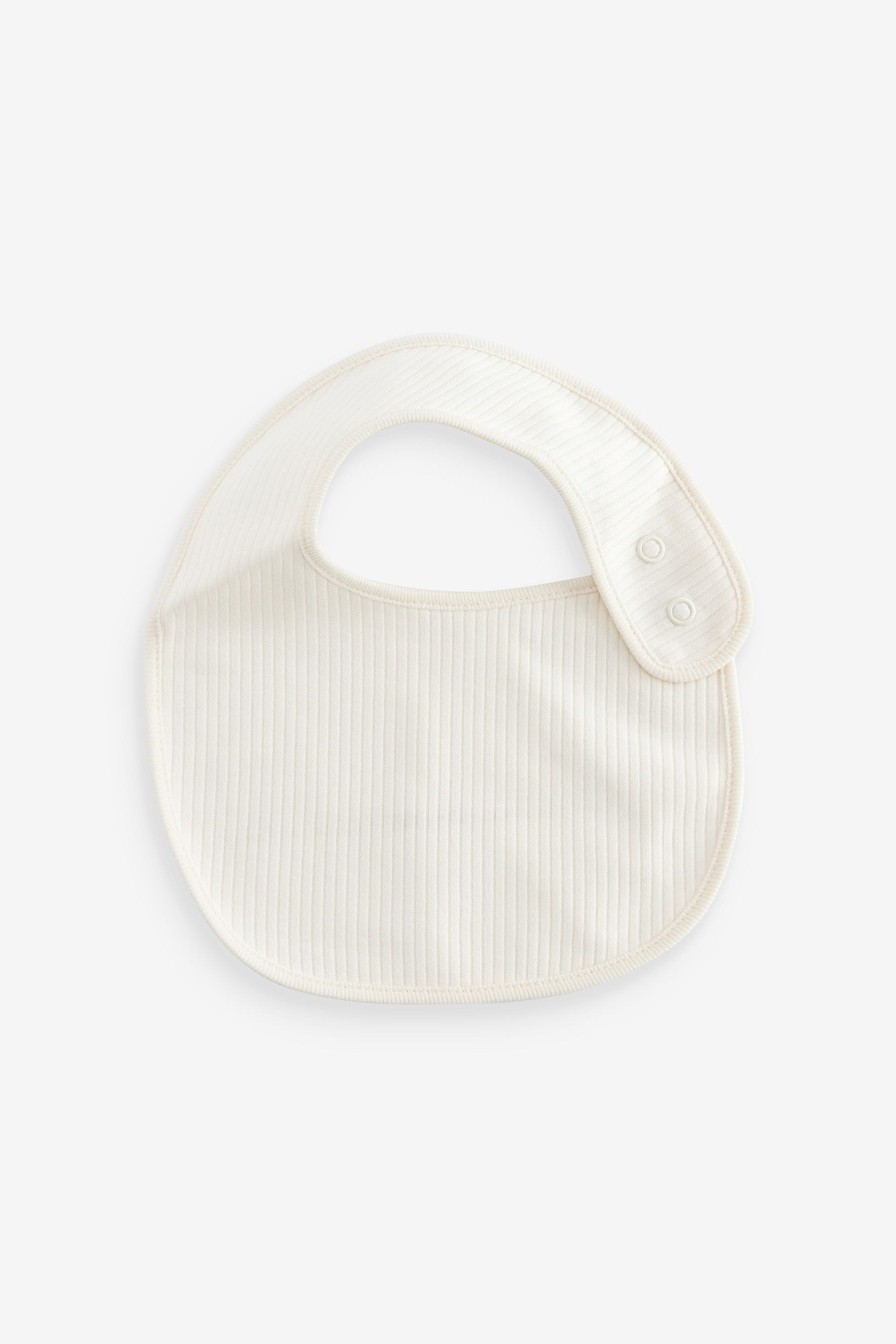 Blue/Cream Baby Bibs 3 Pack