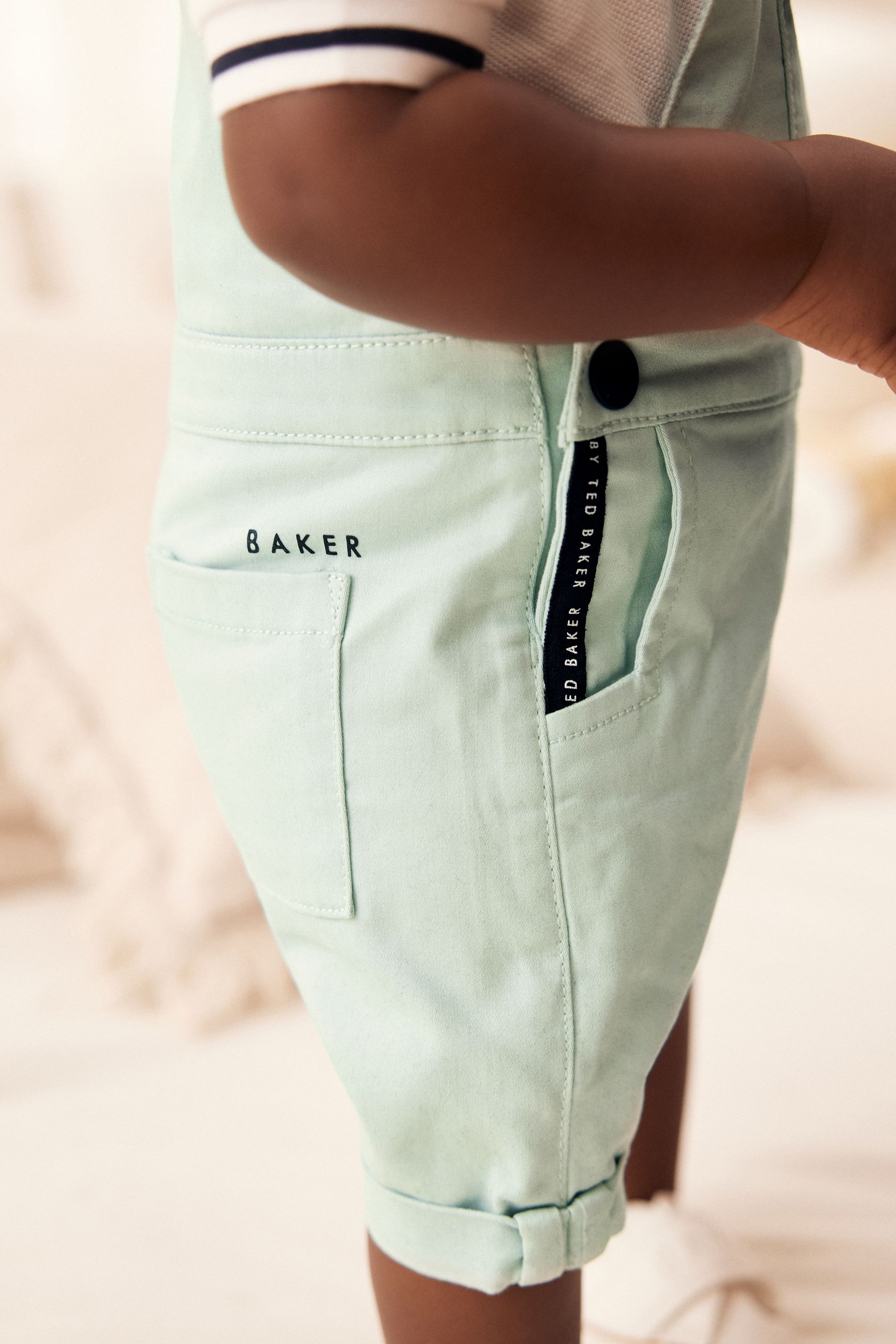 Baker by Ted Baker Polo and Dungaree Set