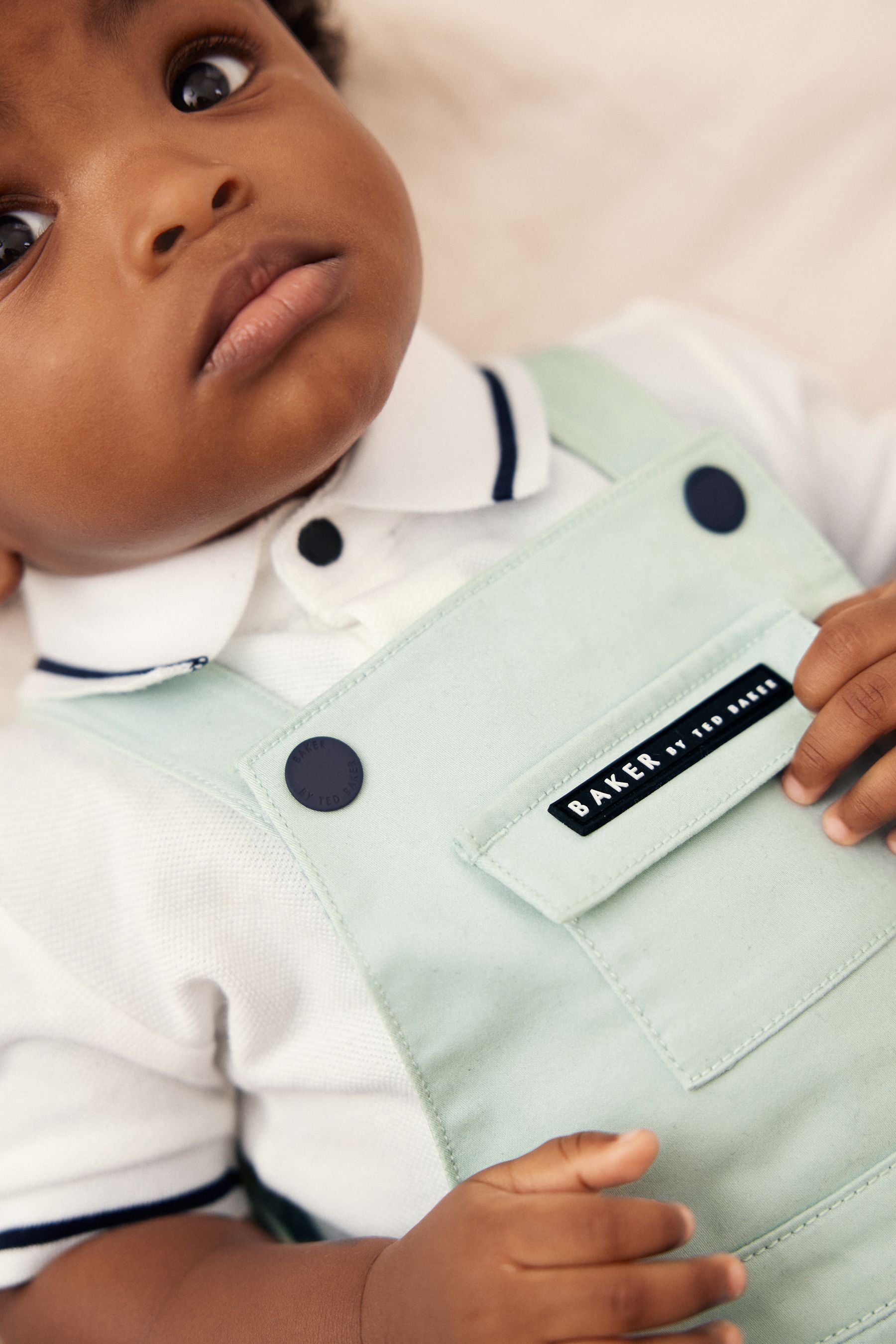 Baker by Ted Baker Polo and Dungaree Set