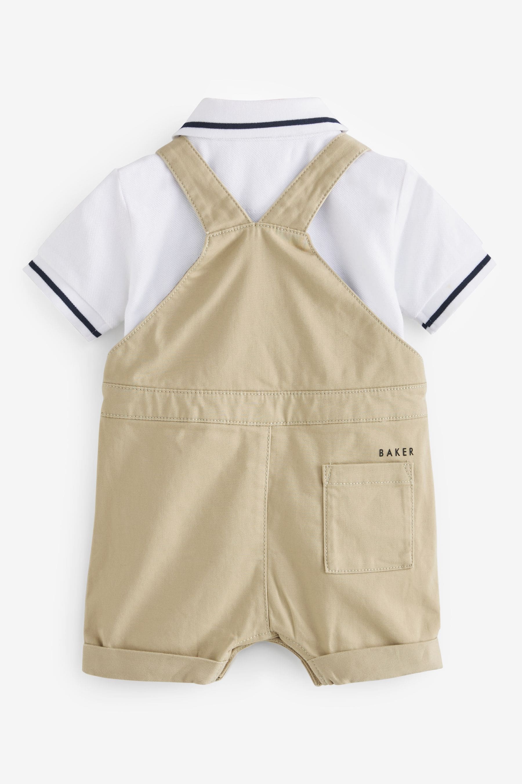 Baker by Ted Baker Polo and Dungaree Set