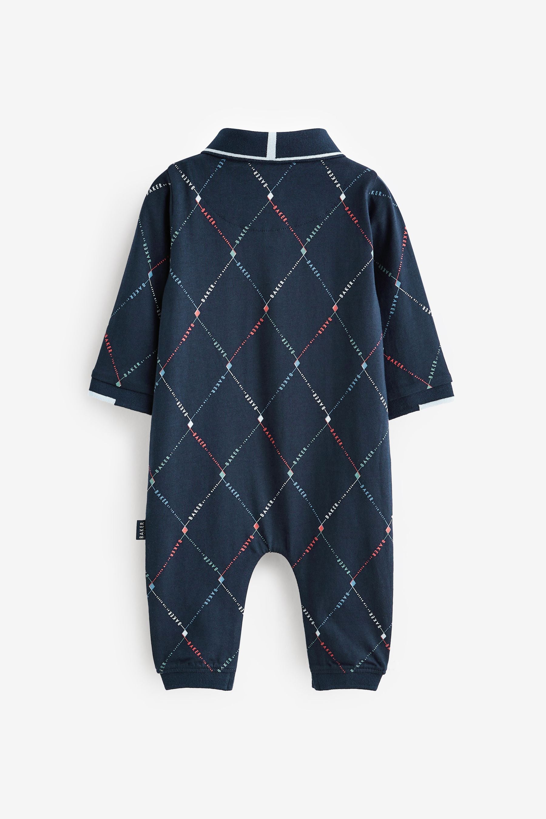 Baker by Ted Baker Navy Printed Rompersuit