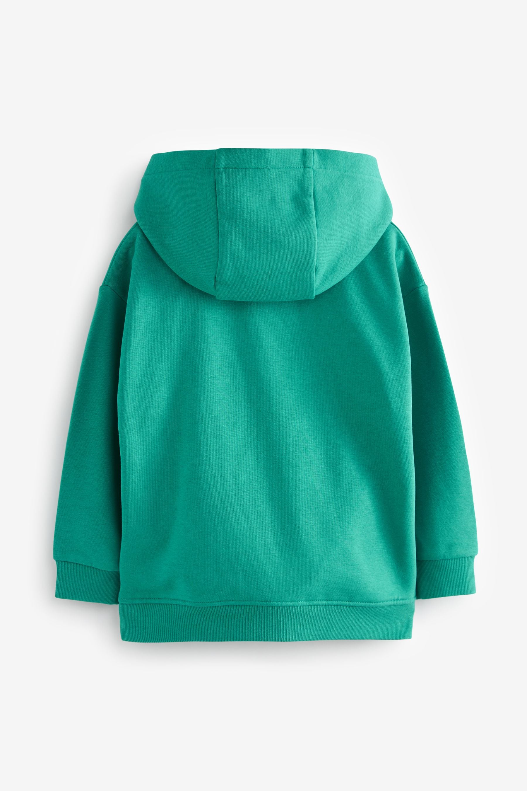 Teal Green Dinosaur Graphic Hoodie (3-16yrs)