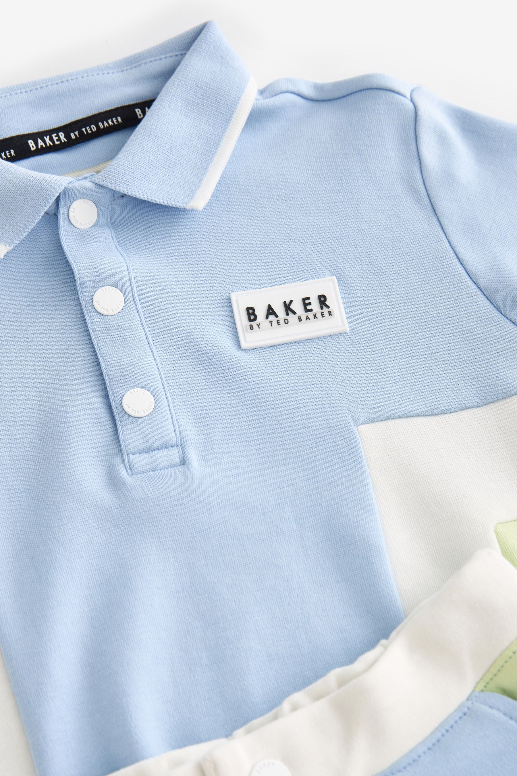 Baker by Ted Baker Colourblock Polo Shirt and Short Set