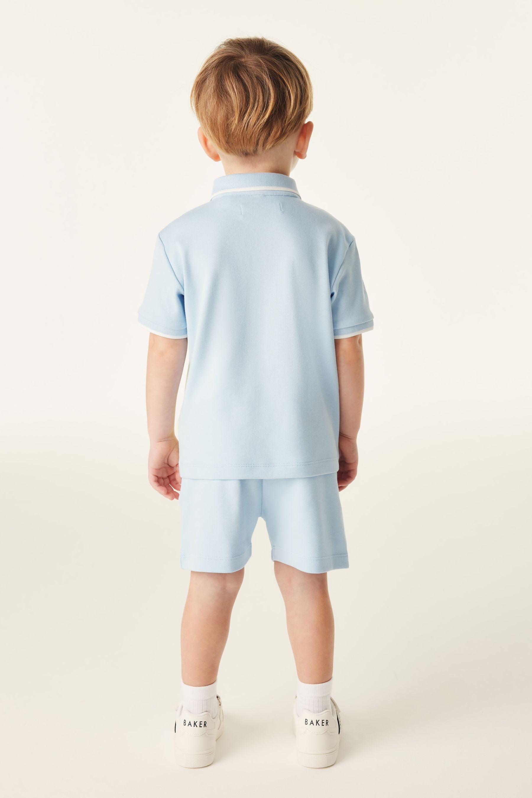 Baker by Ted Baker Colourblock Polo Shirt and Short Set