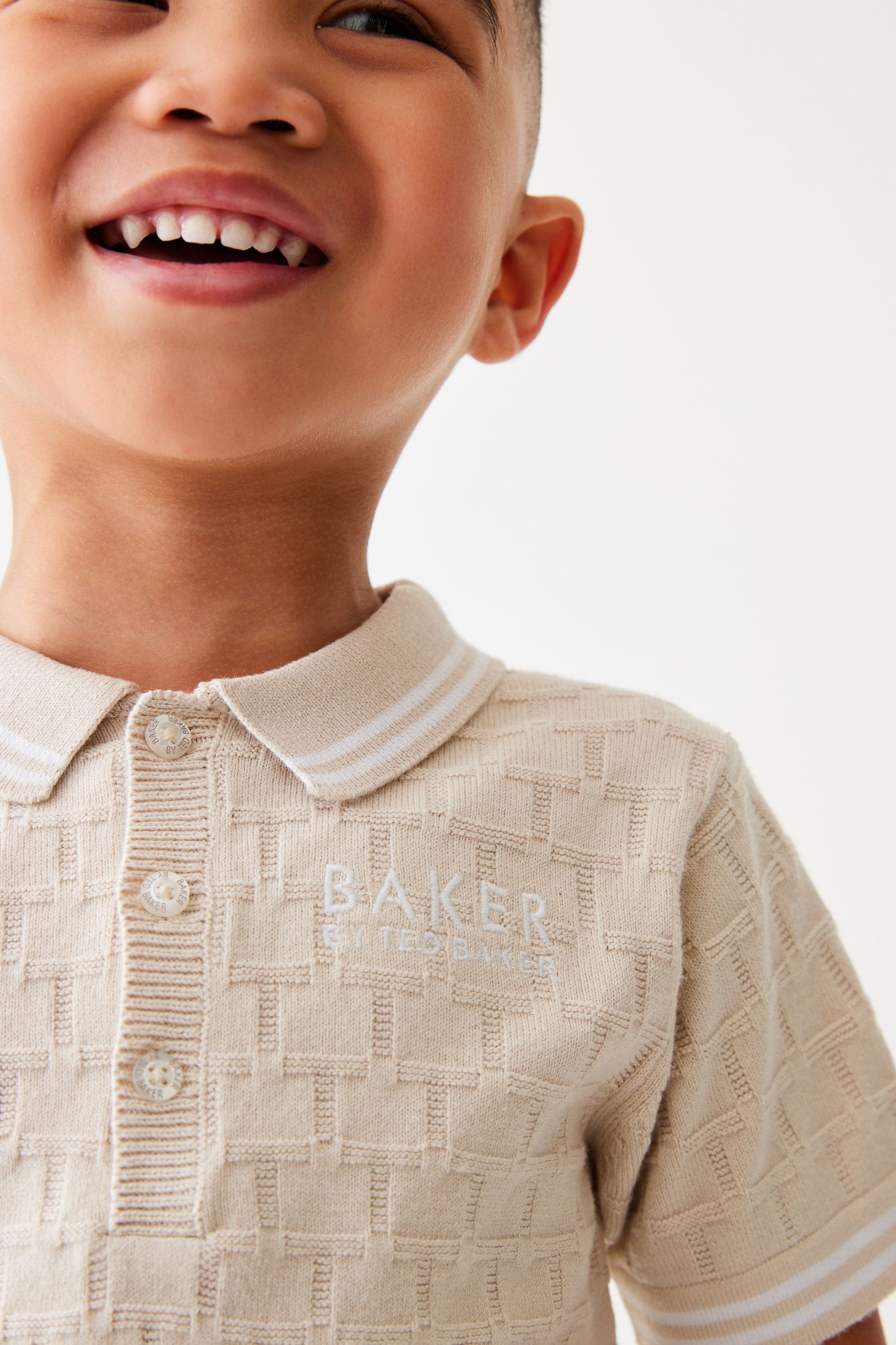 Baker by Ted Baker Knitted Polo Shirt and Short Set