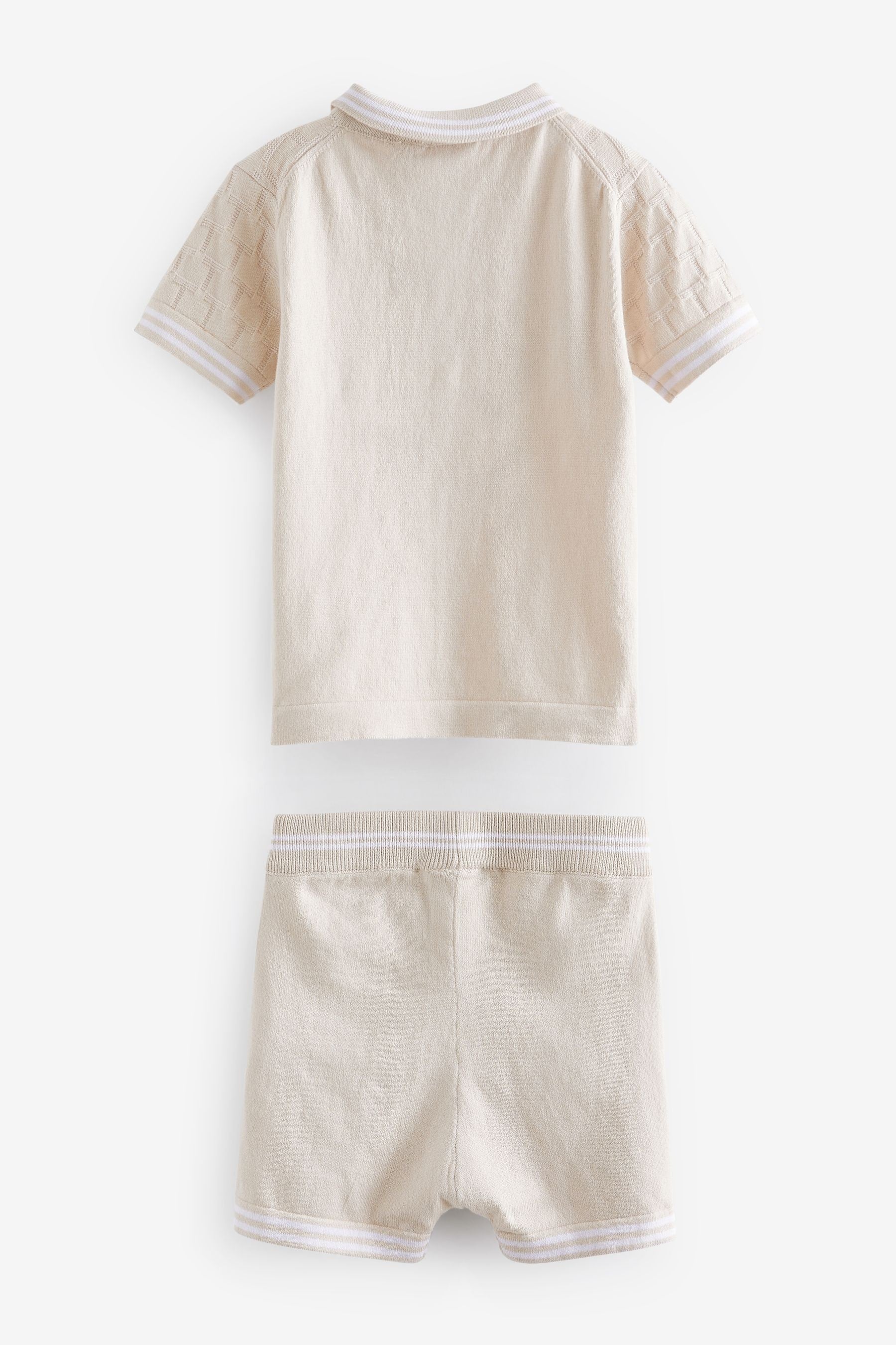 Baker by Ted Baker Knitted Polo Shirt and Short Set