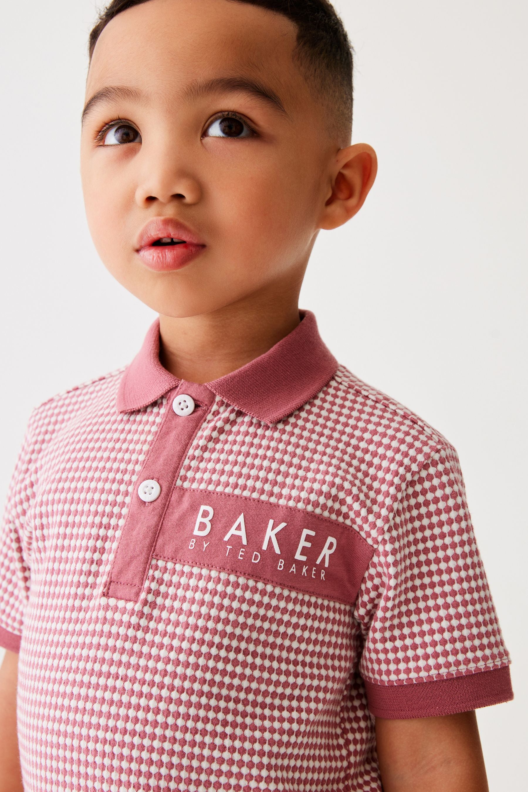 Baker by Ted Baker Textured Polo Shirt and Short Set