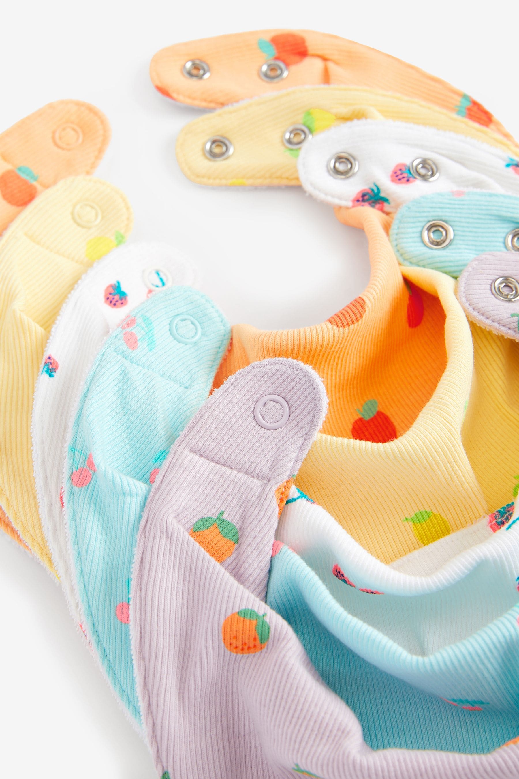 Bright Dribble Bibs 5 Pack