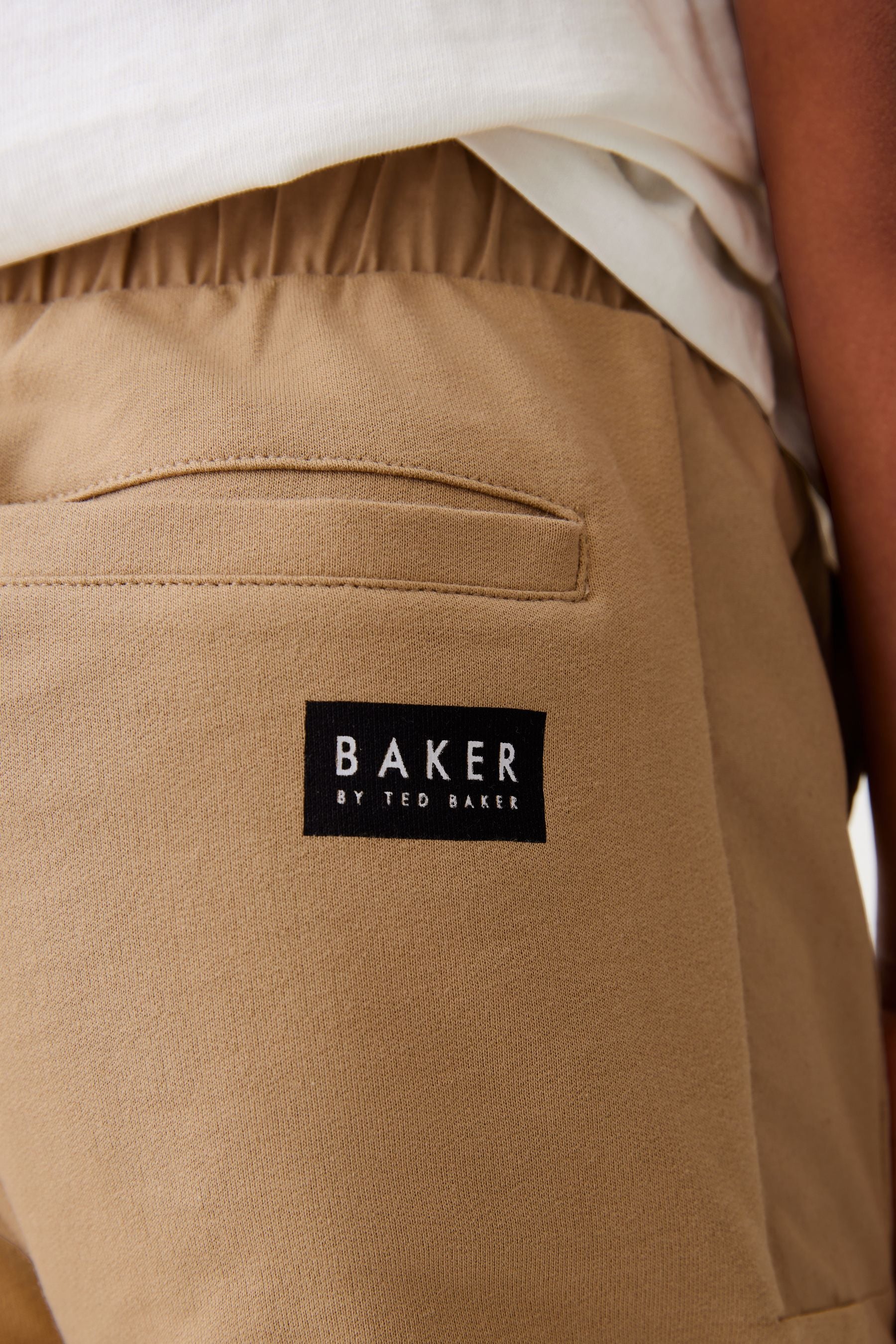 Baker by Ted Baker T-Shirt And Jersey/Woven Fabric Mix Cargo Trousers Set