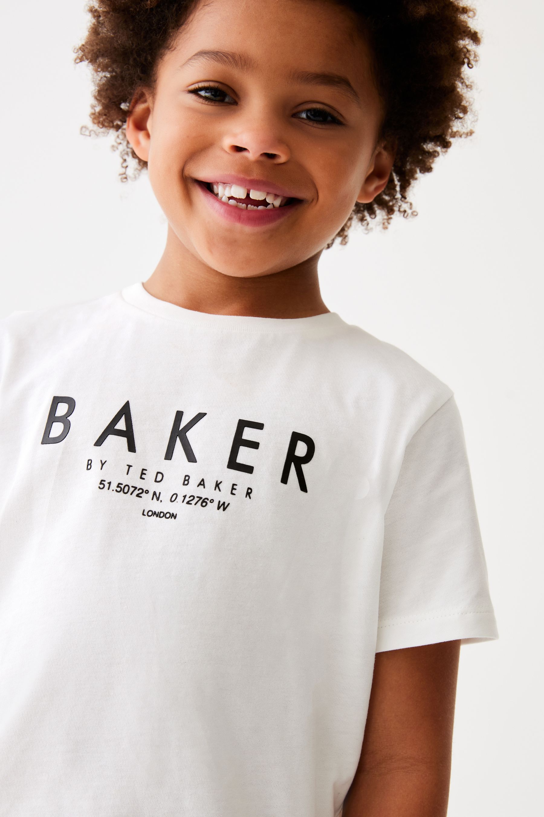 Baker by Ted Baker T-Shirt And Jersey/Woven Fabric Mix Cargo Trousers Set