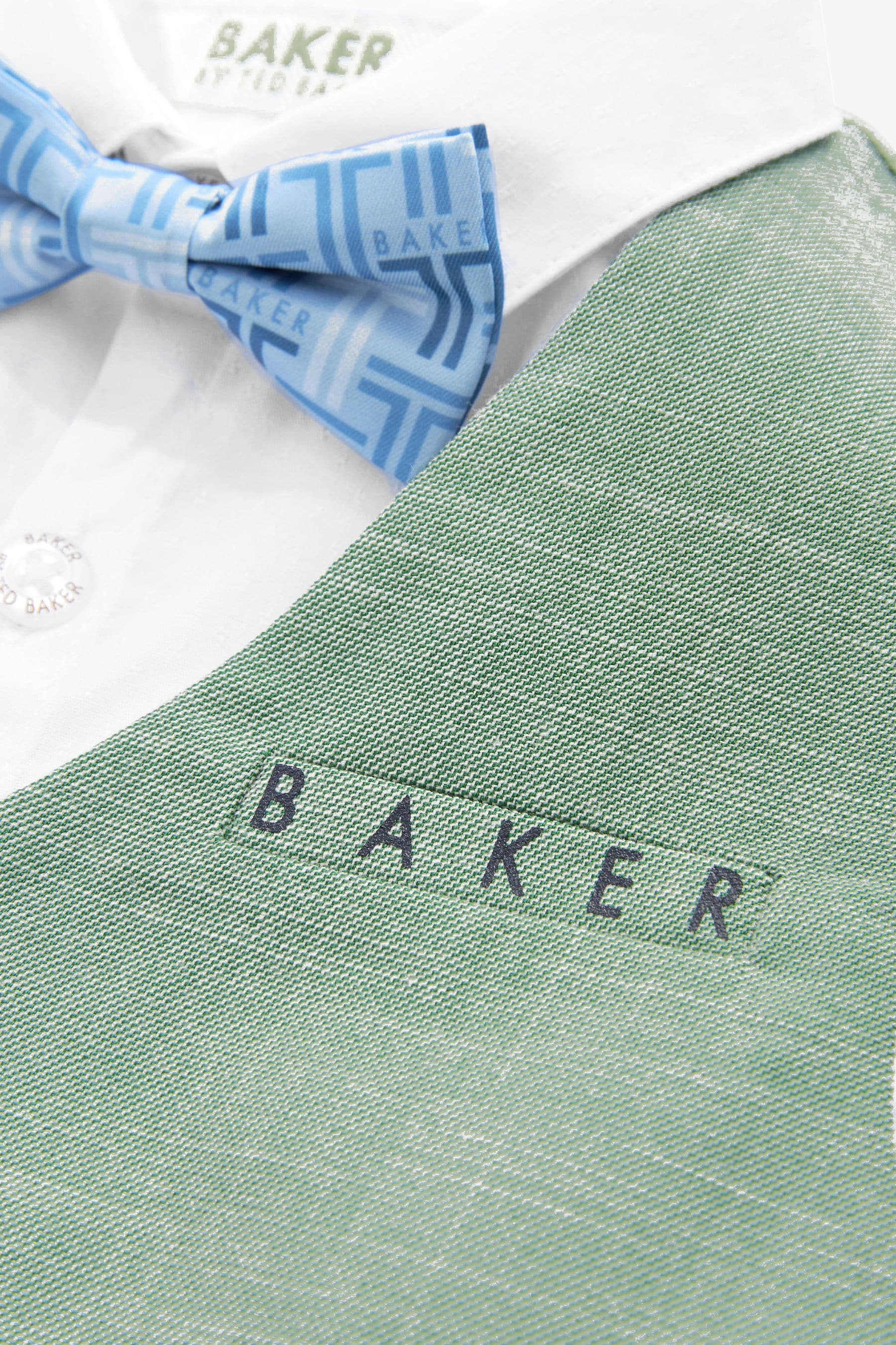 Baker by Ted Baker Shirt Waistcoat and Short Set