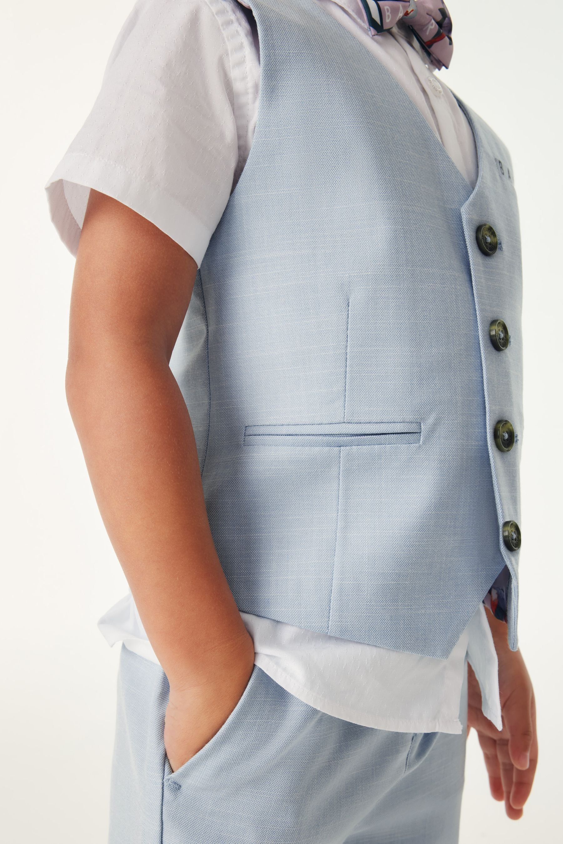 Baker by Ted Baker Shirt Waistcoat and Short Set