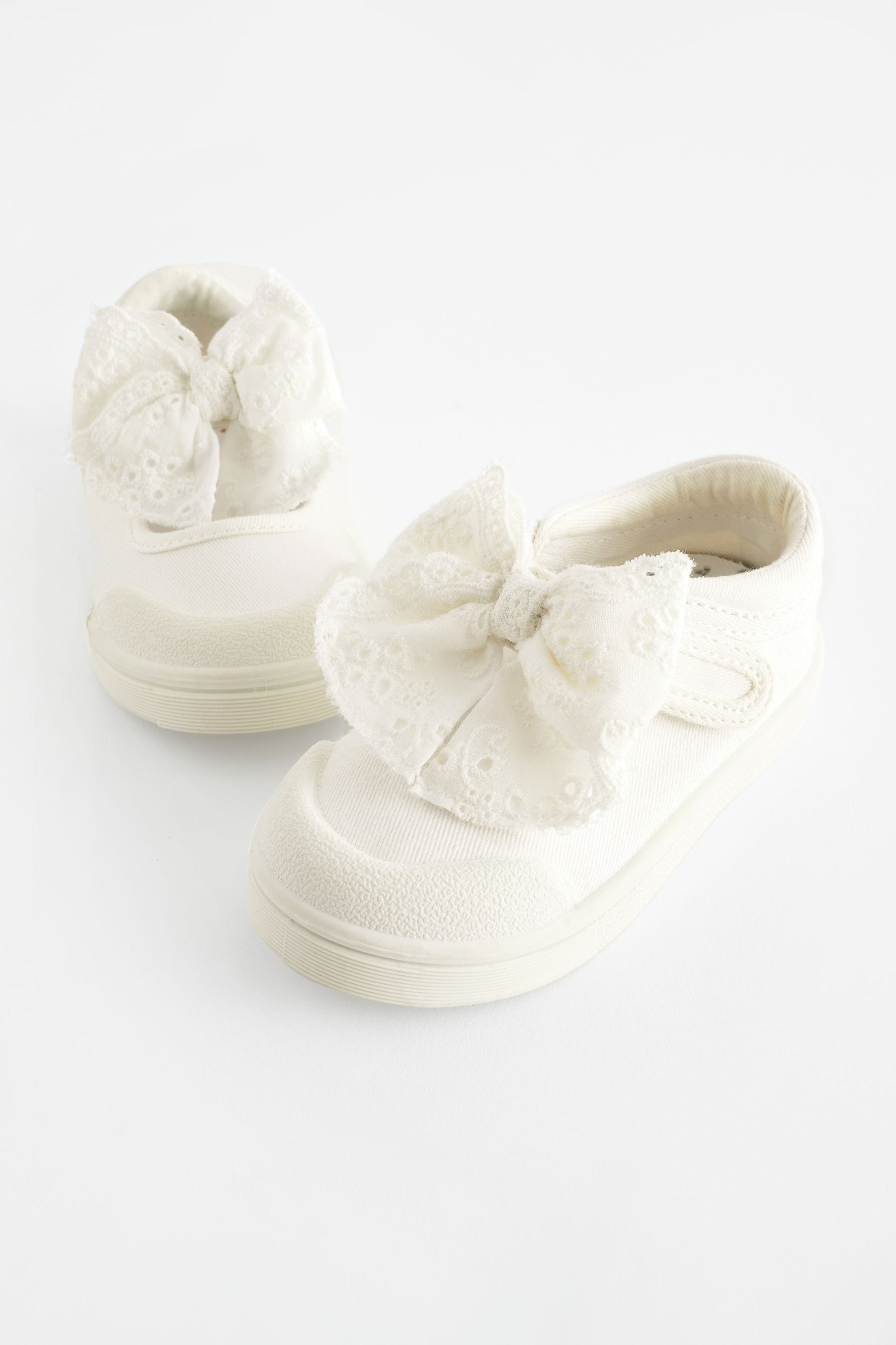 White Machine Washable Mary Jane Shoes