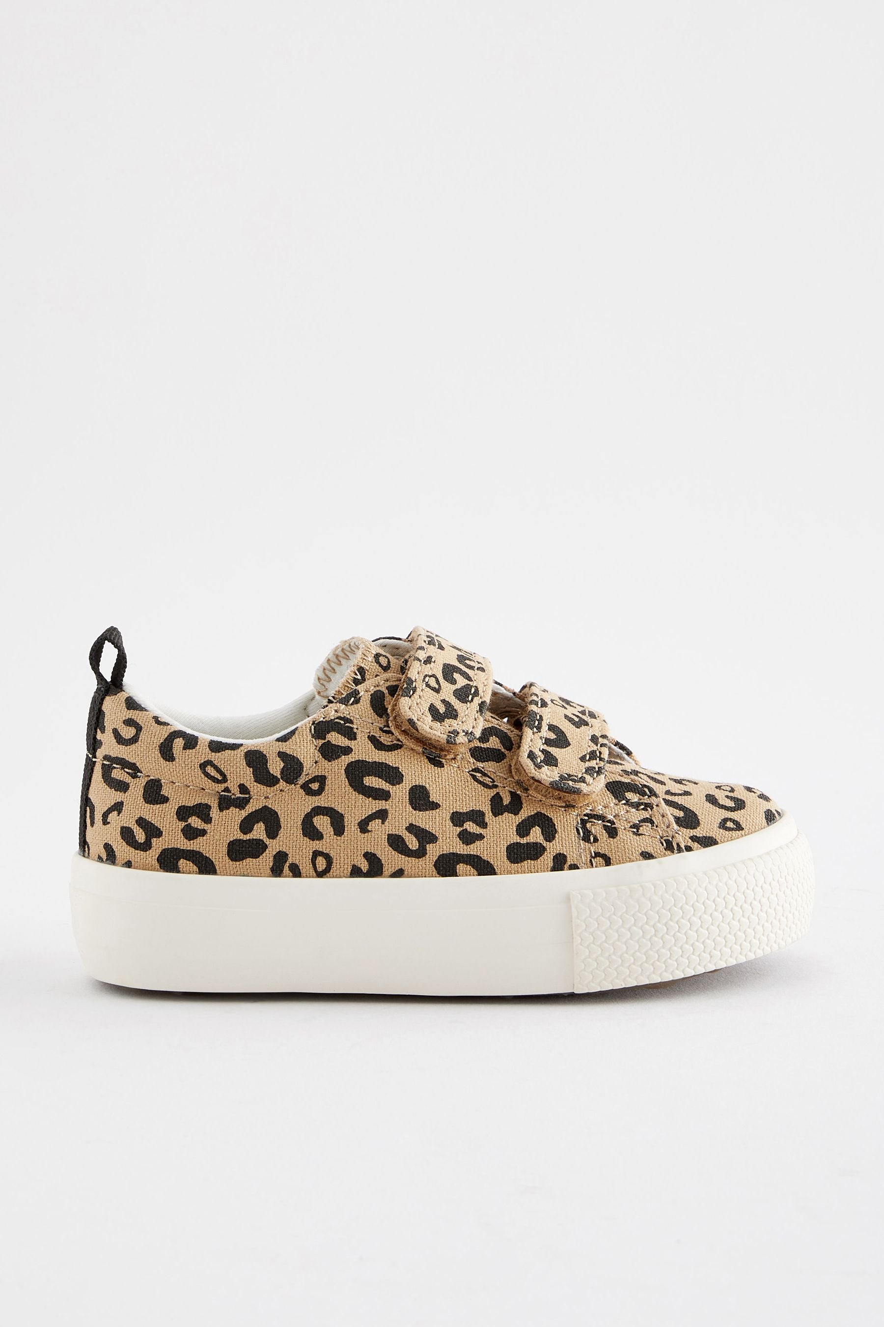 Leopard Print Chunky Trainers With Touch Fastening