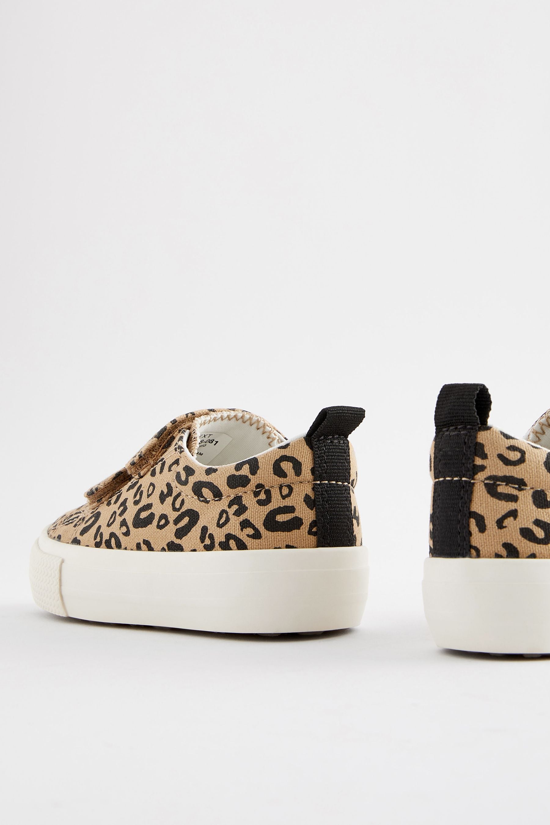 Leopard Print Chunky Trainers With Touch Fastening