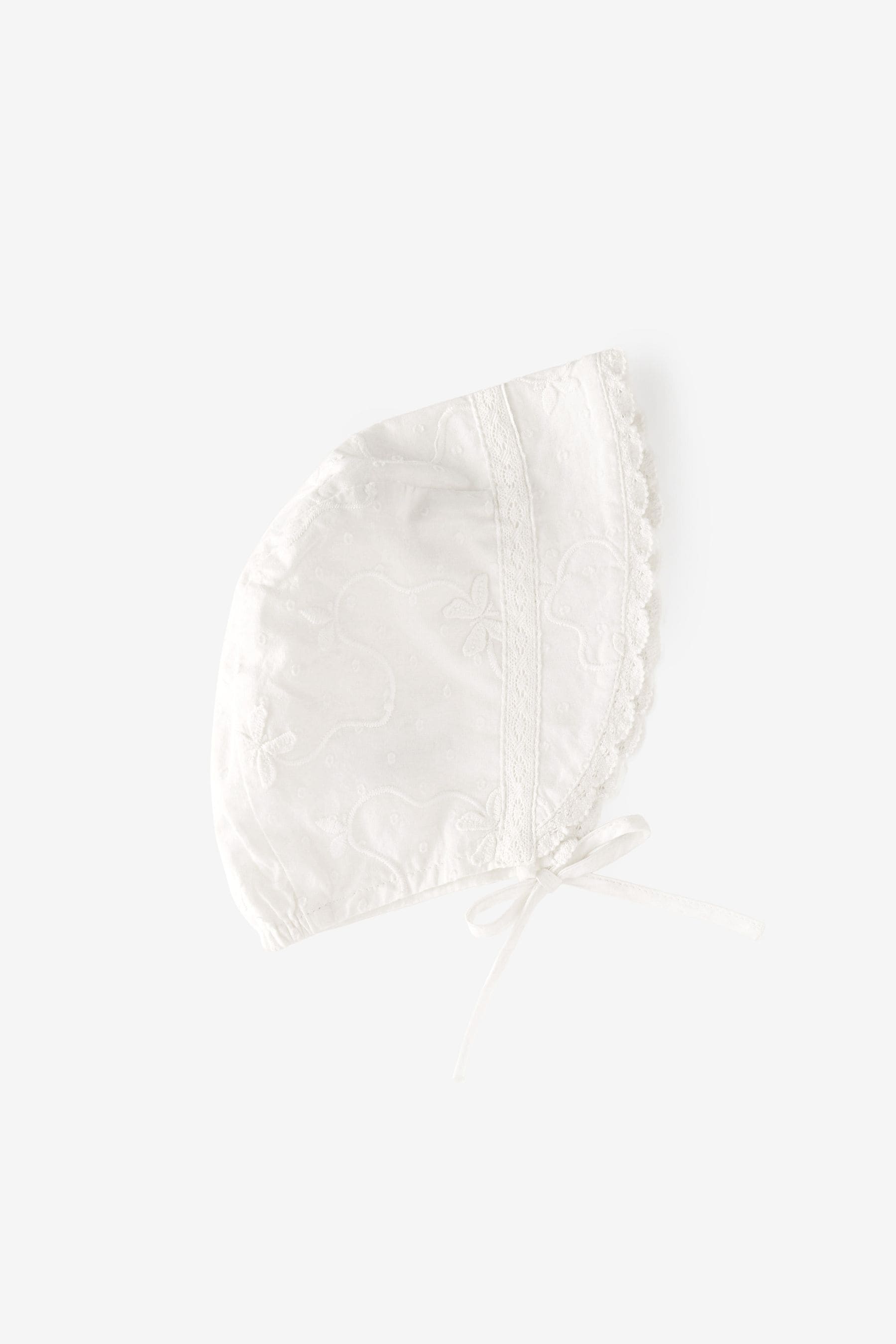 White Occasion Baby Bonnet Hat (0-18mths)