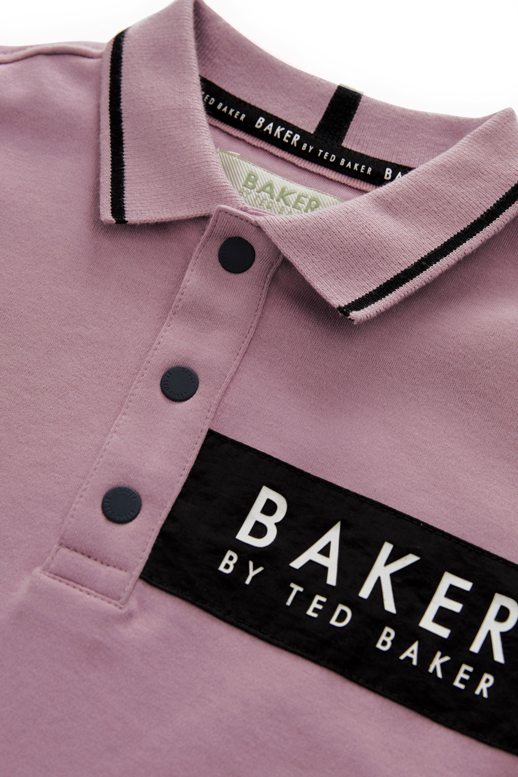 Baker by Ted Baker Nylon Panel Polo Shirt