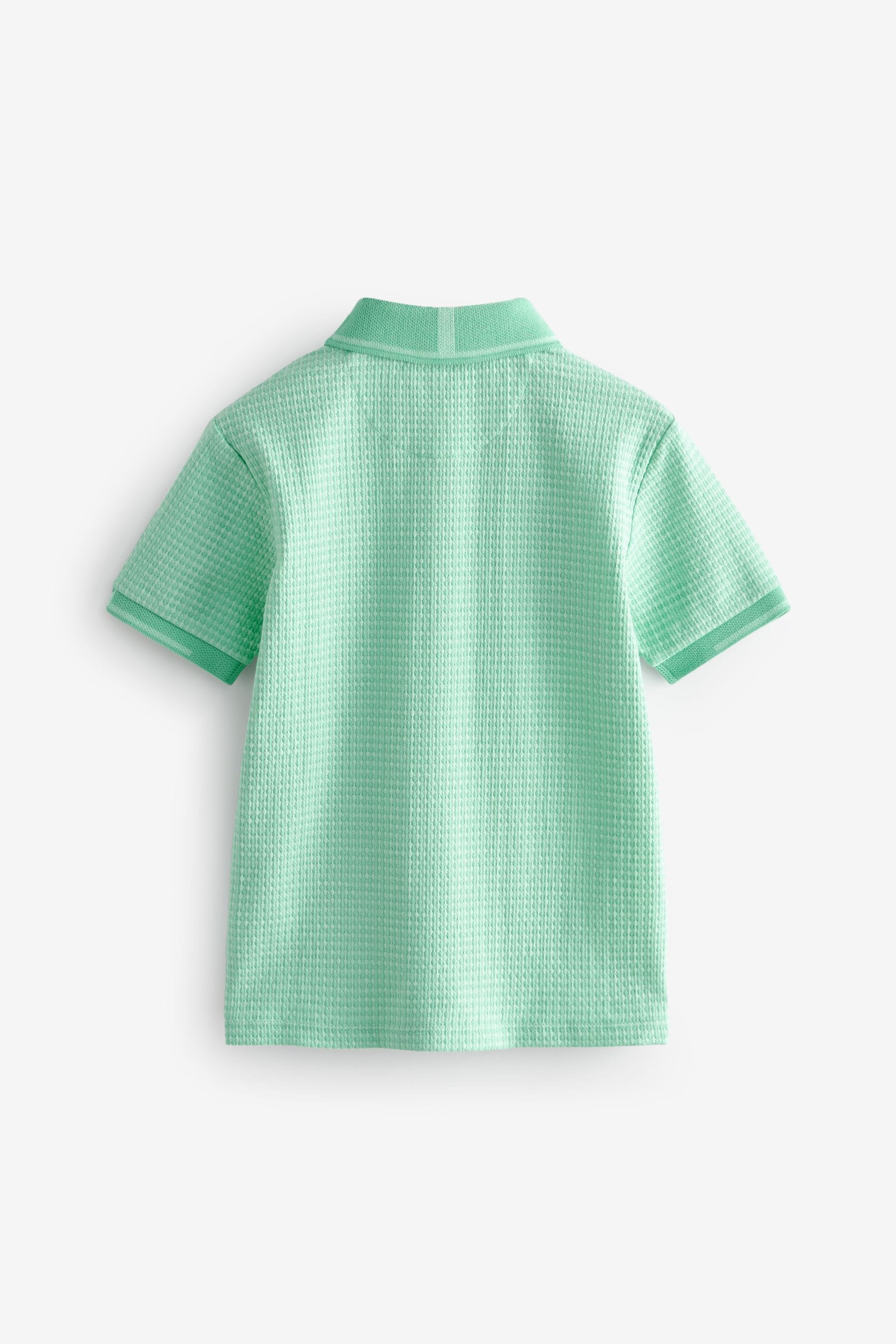 Green Baker by Ted Baker Green Textured Polo Shirt