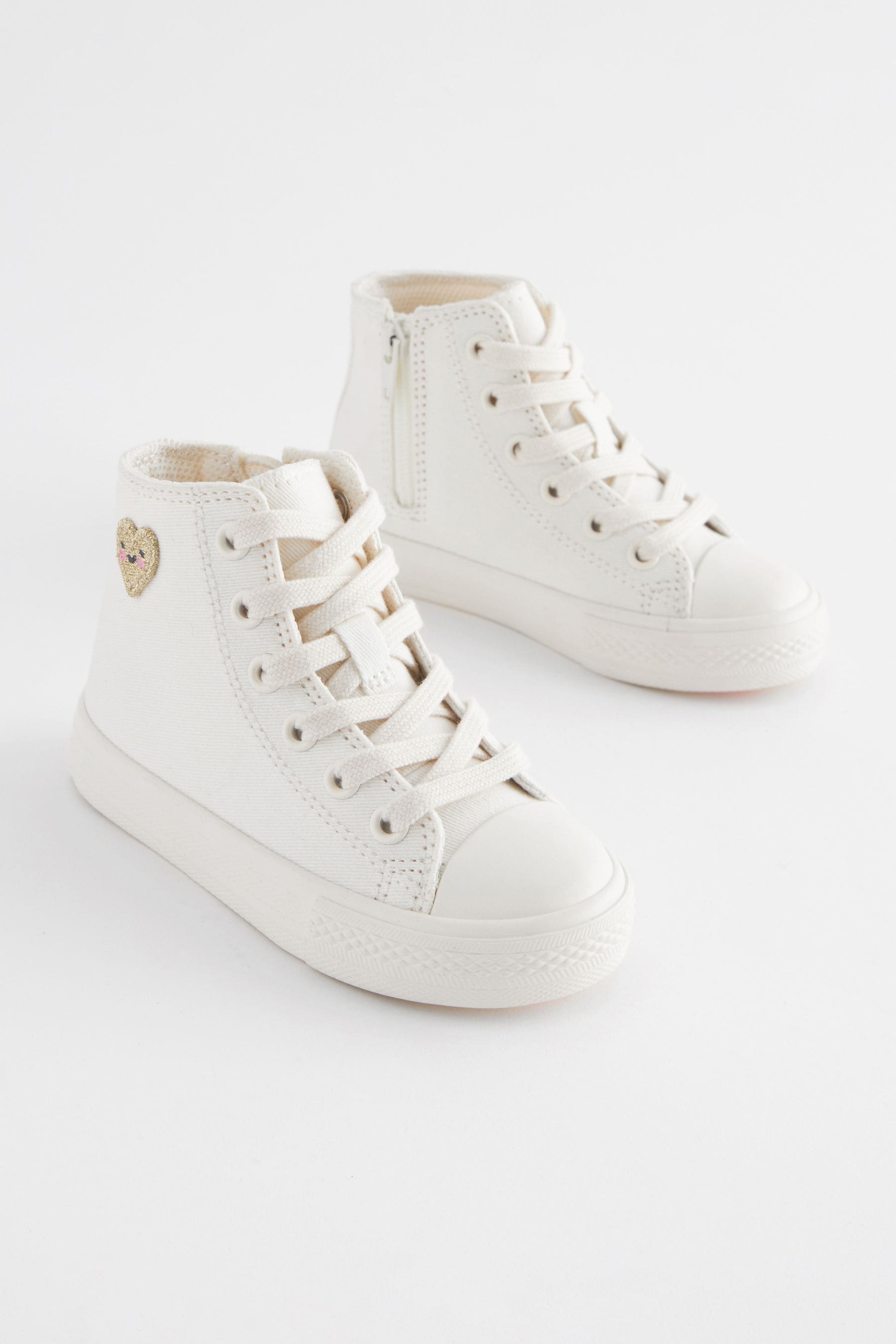 White High Top Trainers