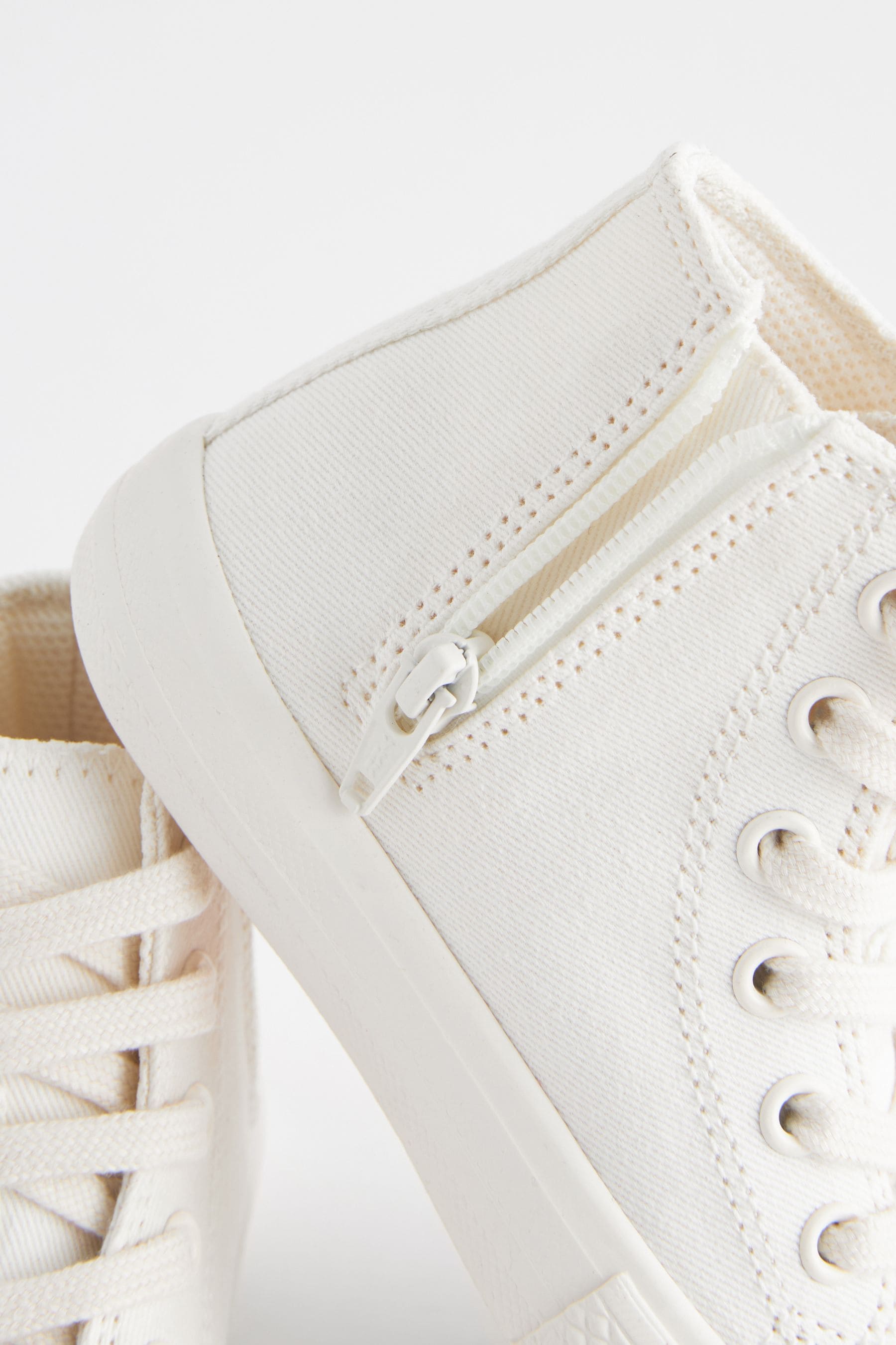 White High Top Trainers