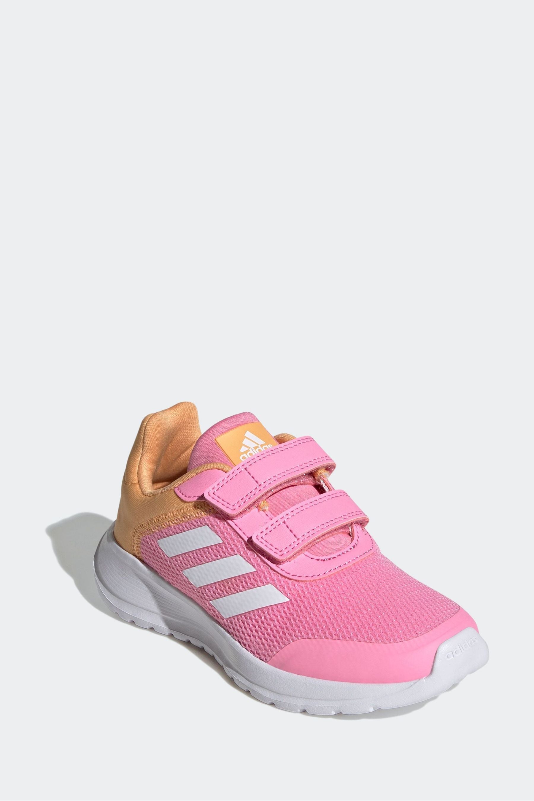 Pink/Orange adidas Kids Sportswear Tensaur Run Trainers