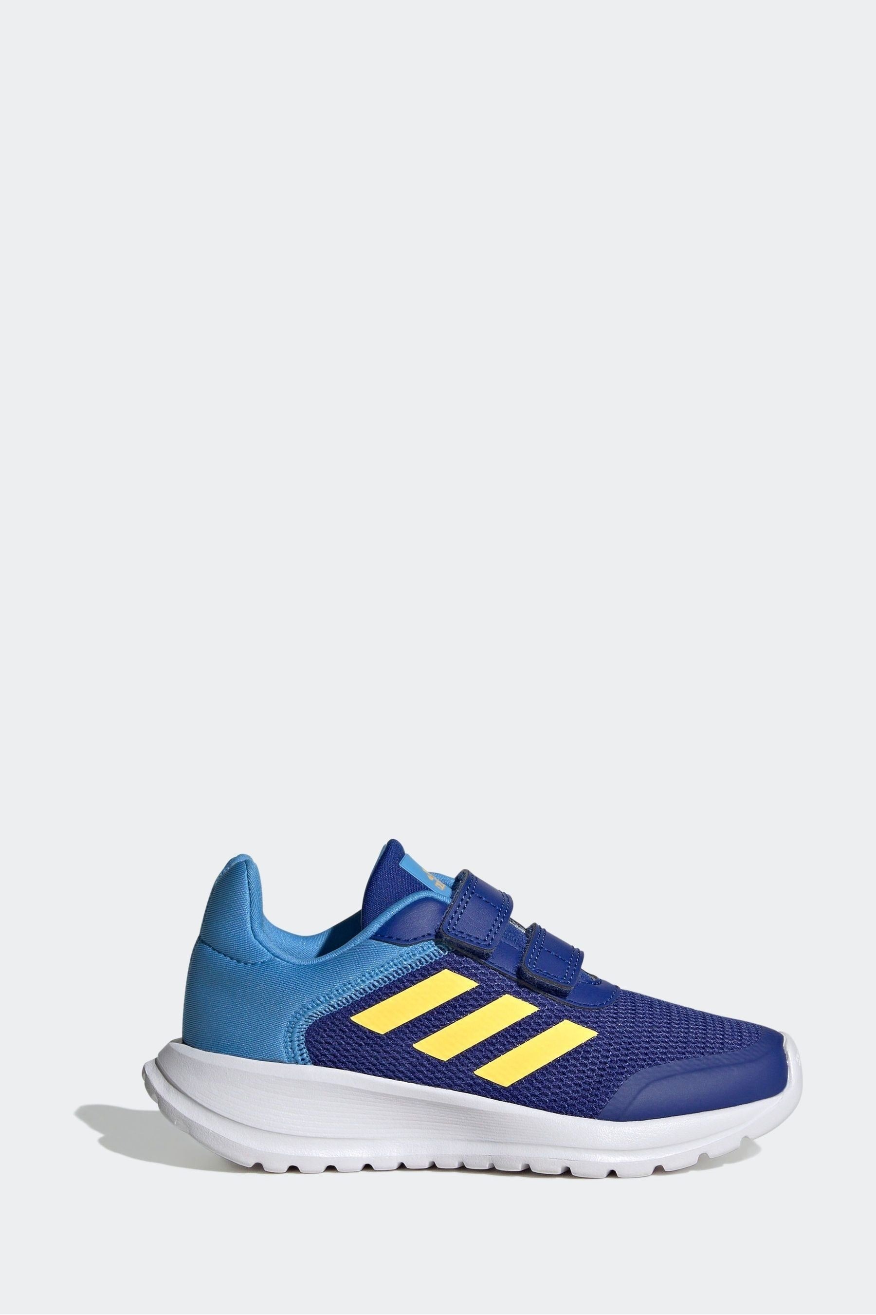 Blue/Yellow adidas Kids Sportswear Tensaur Run Trainers