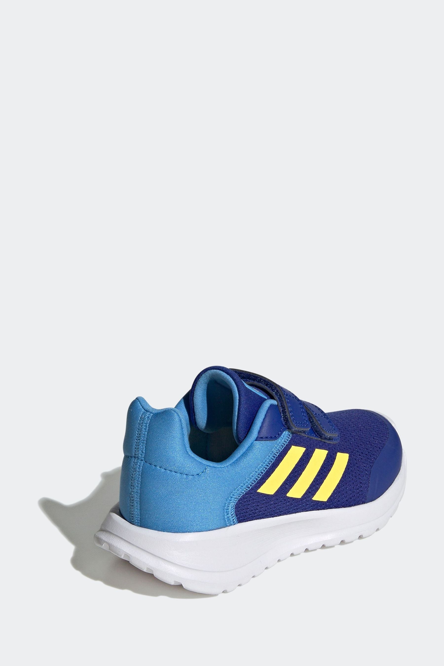 adidas Blue/Yellow Kids Sportswear Tensaur Run Trainers