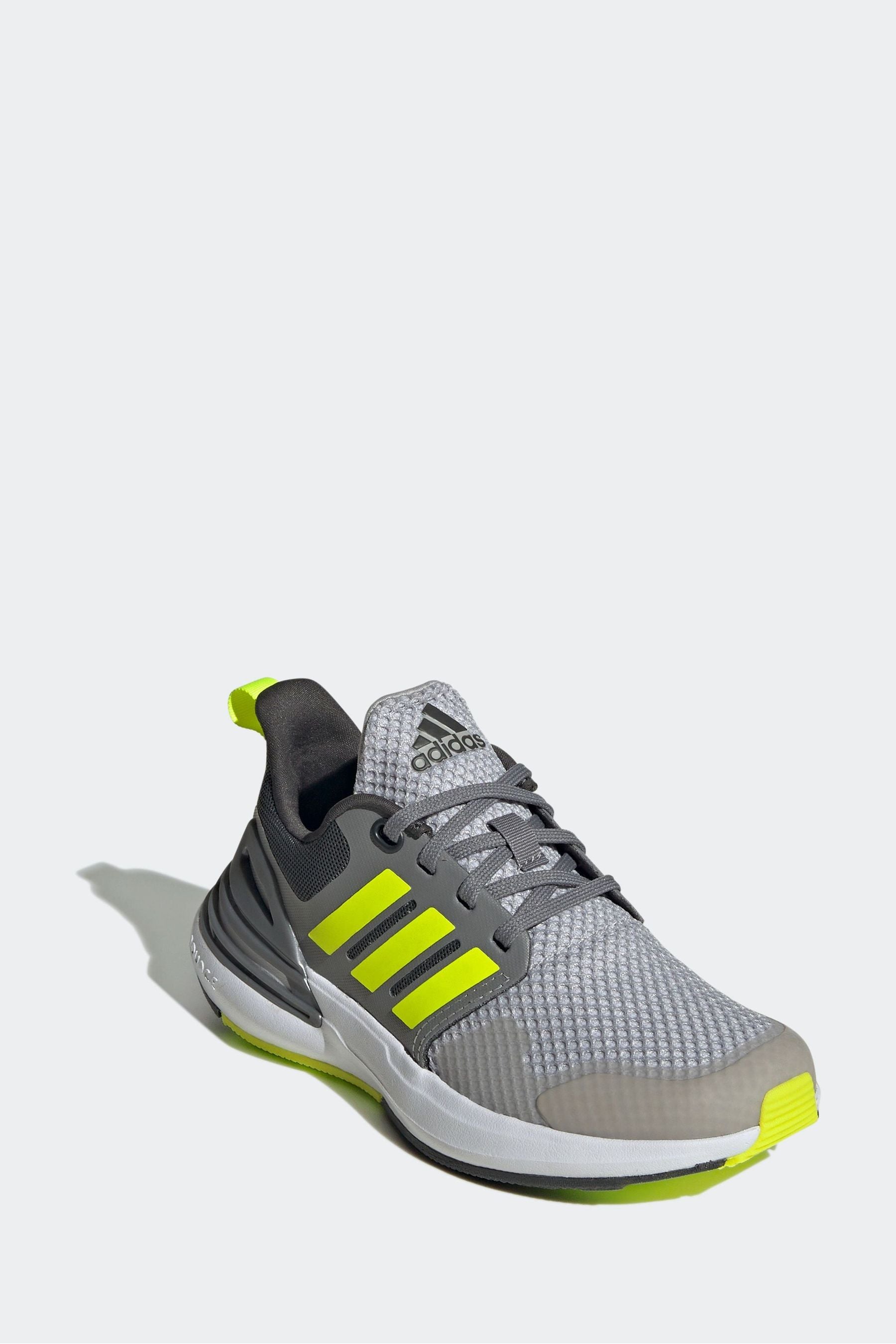 Grey adidas Kids Rapida Sport Trainers