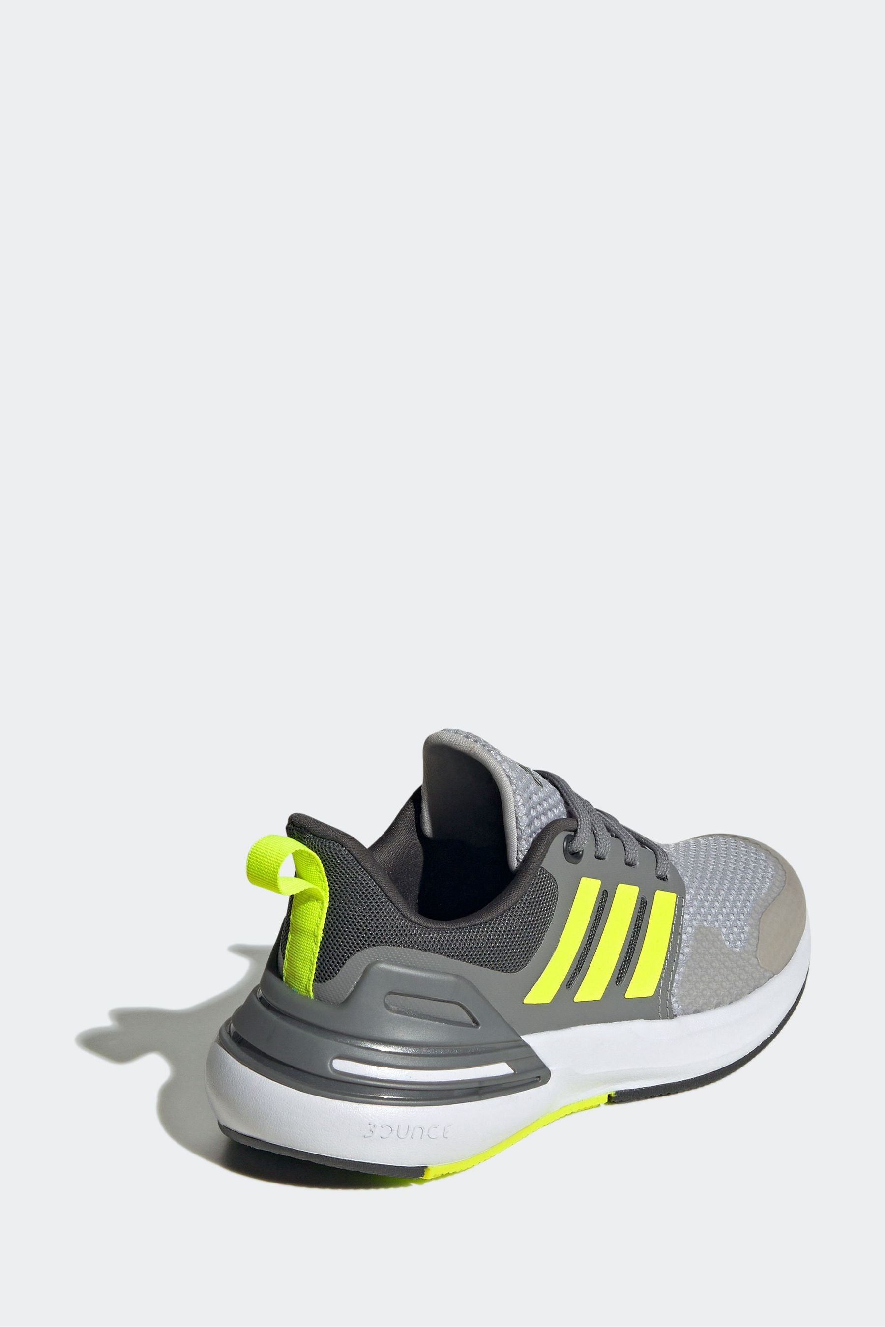 Grey adidas Kids Rapida Sport Trainers