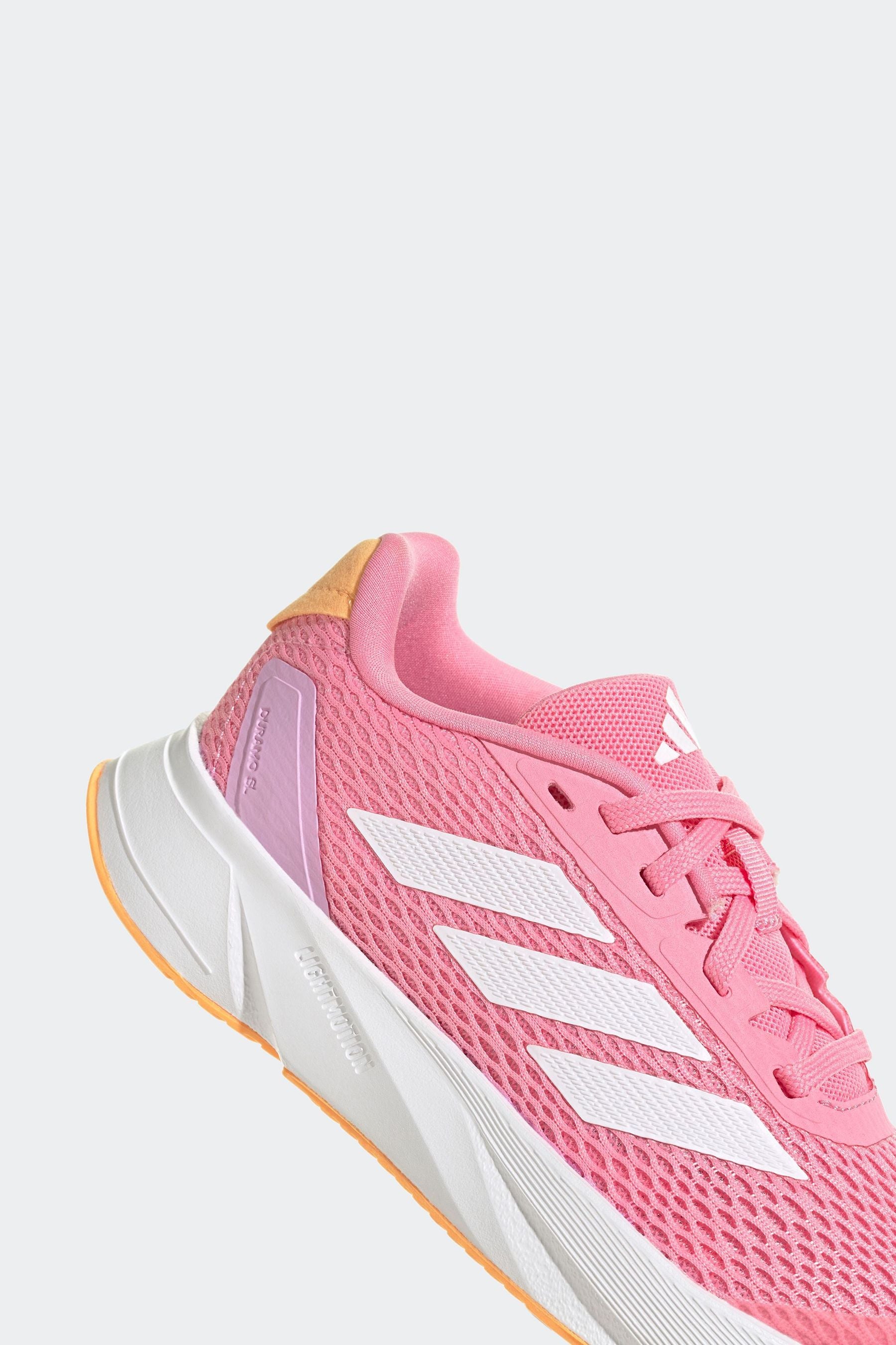 Pink adidas Kids Duramo Trainers