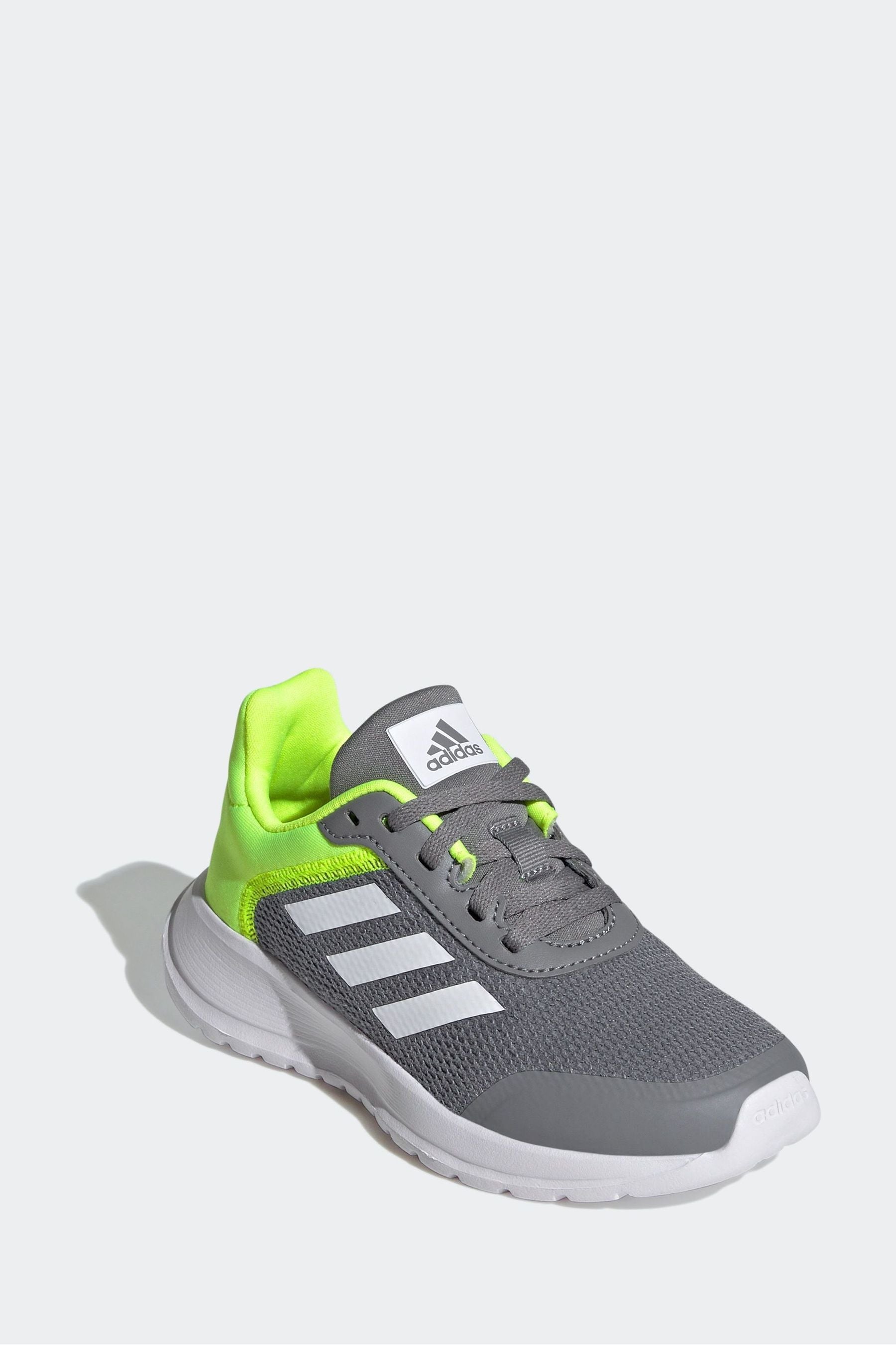 Grey adidas Kids Sportswear Tensaur Run Trainers