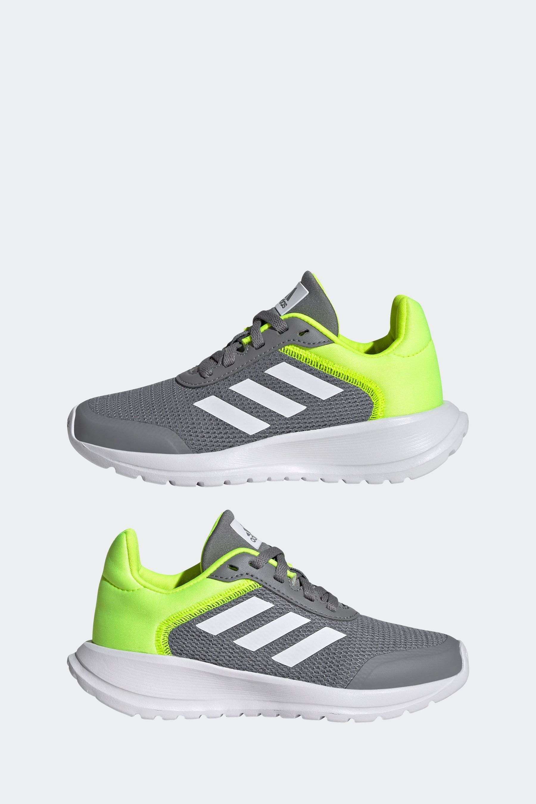 Grey adidas Kids Sportswear Tensaur Run Trainers